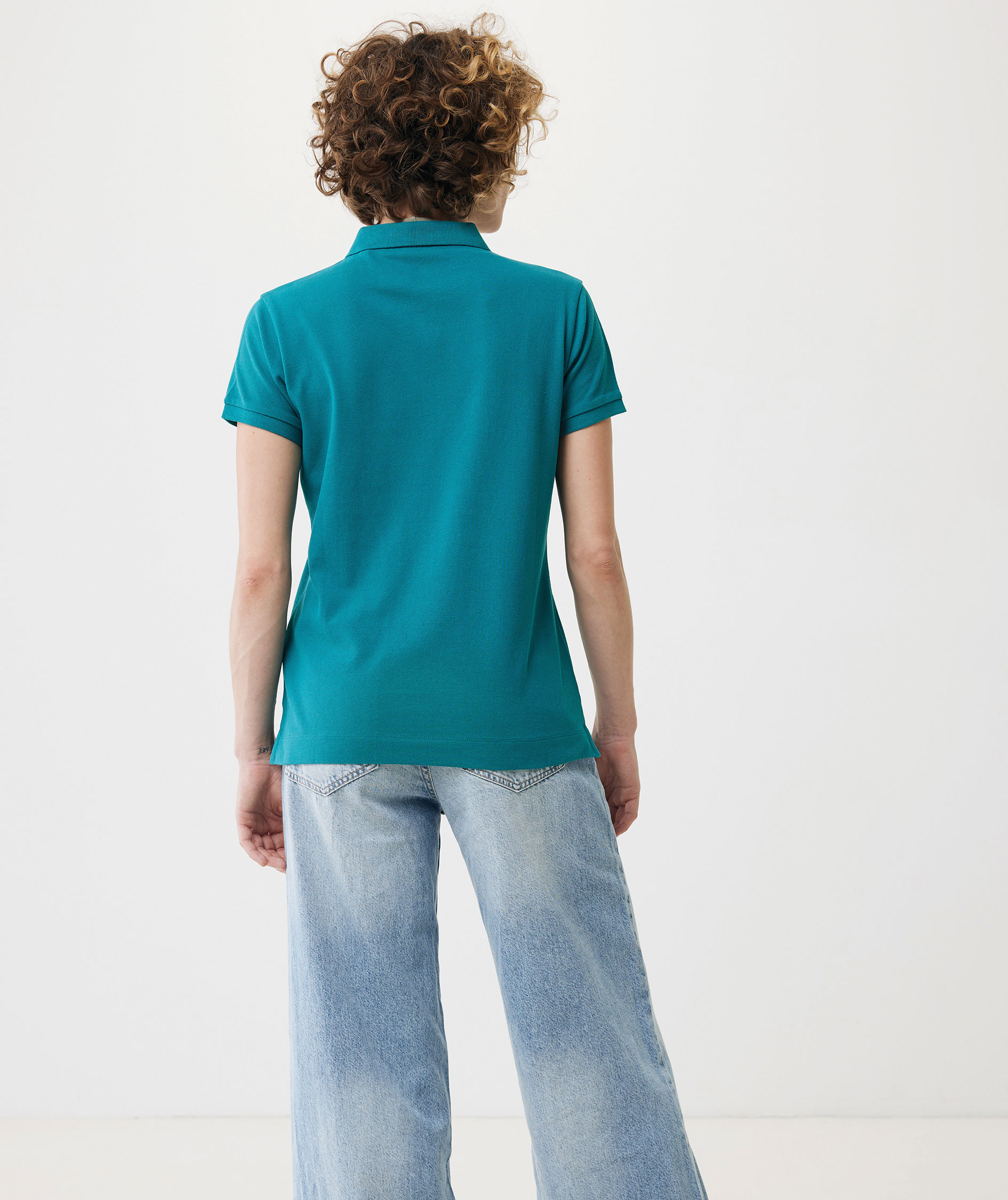 Iqoniq Yosemite Damen Poloshirt, Verdigris, large image number 3
