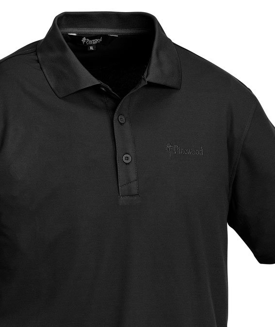 Pinewood  Ramsey polo T-shirt, Sort, large image number 1