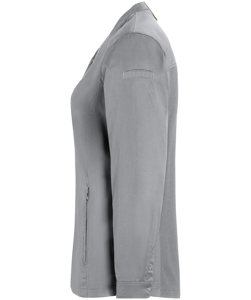 Karlowsky Green-Generation dame kokkejakke, Platinum grey, large image number 3