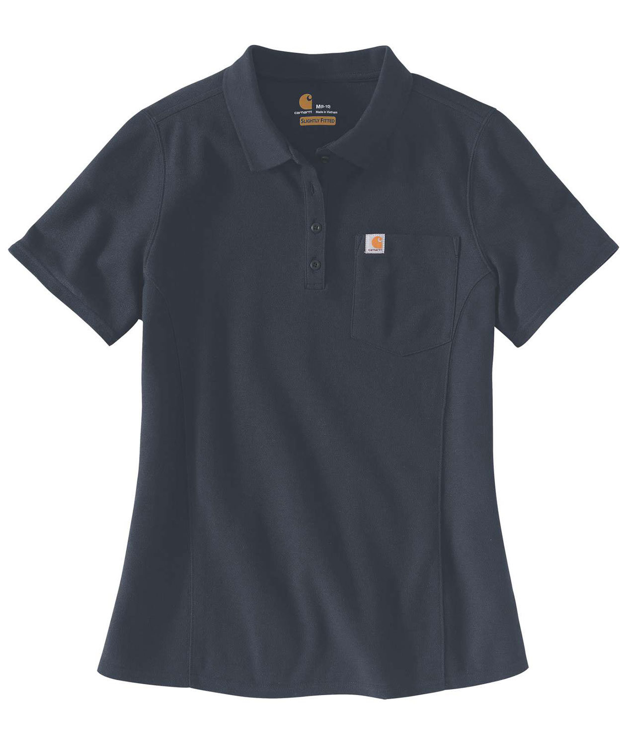 Carhartt pik&eacute;tr&ouml;ja dam, Navy, large image number 0