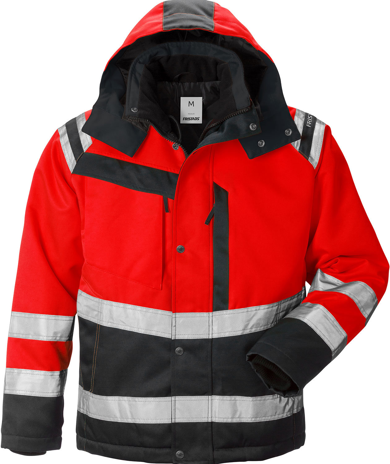 Hi-vis R&oslash;d/Svart