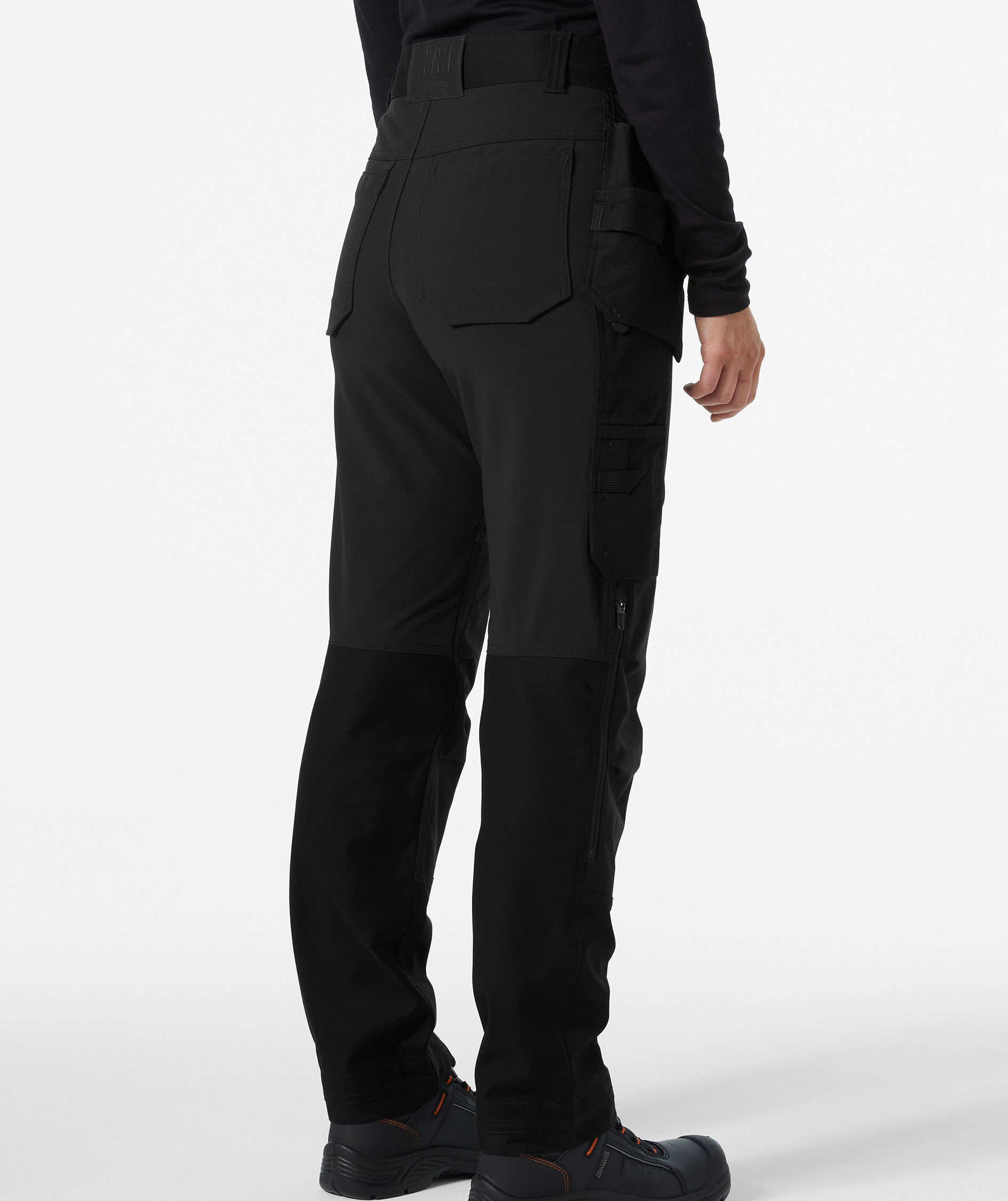 Helly Hansen Luna 4X dame h&aring;ndv&aelig;rkerbukser full stretch, Black, large image number 3