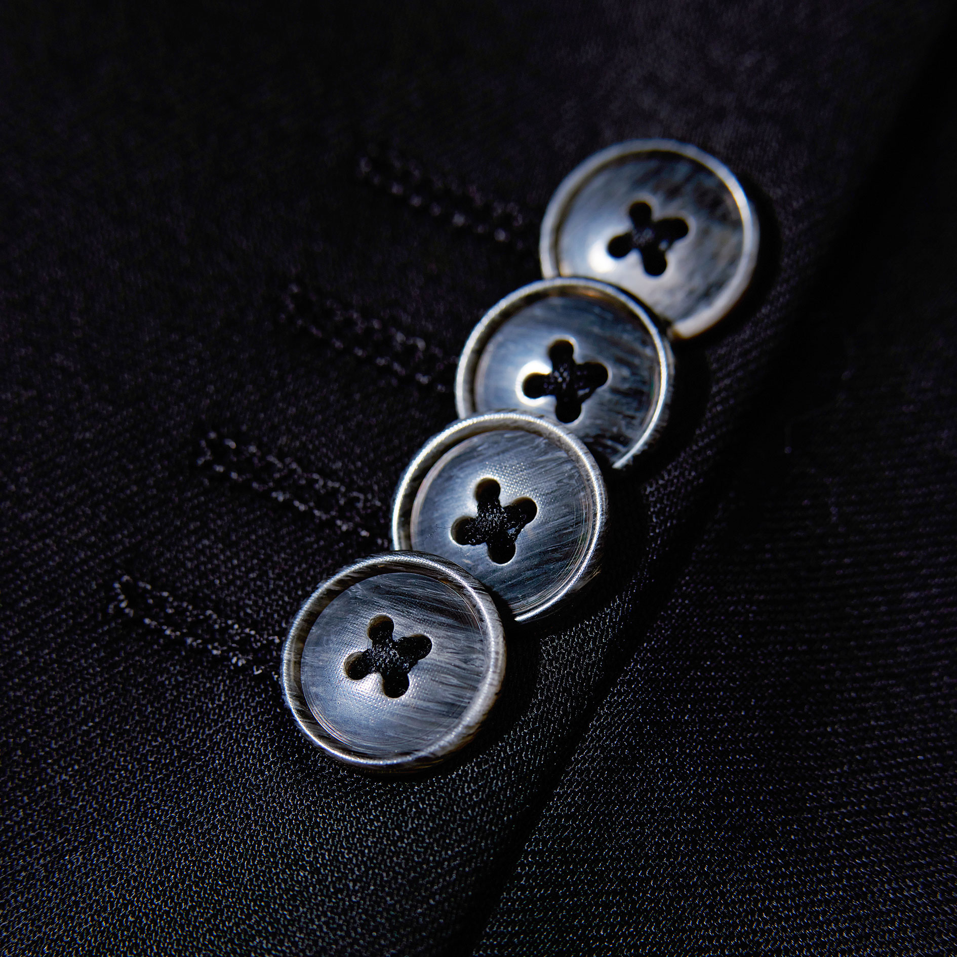 Lindbergh Modern fit kavaj med ull, Black, large image number 6