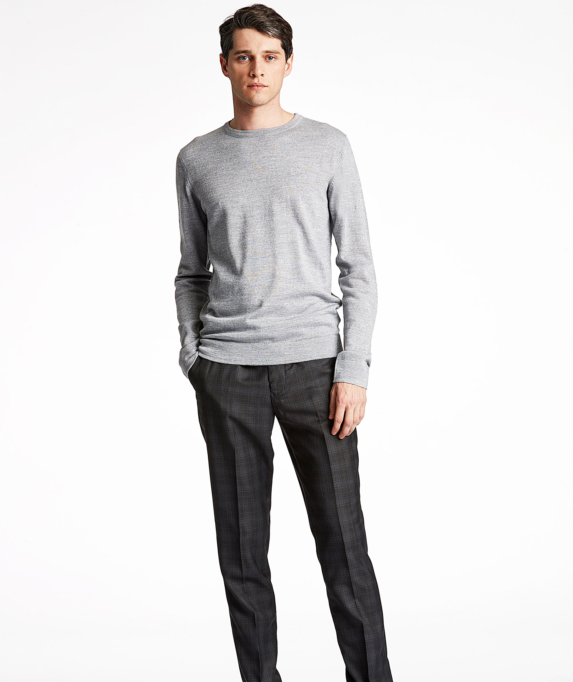 Lindbergh mit Merinowolle, LT Grey Mix, large image number 1