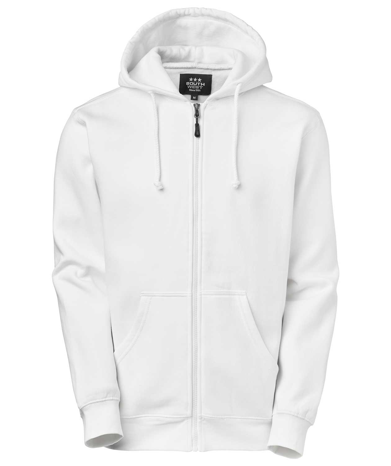 South West Parry hoodie med blixtl&aring;s, Vit