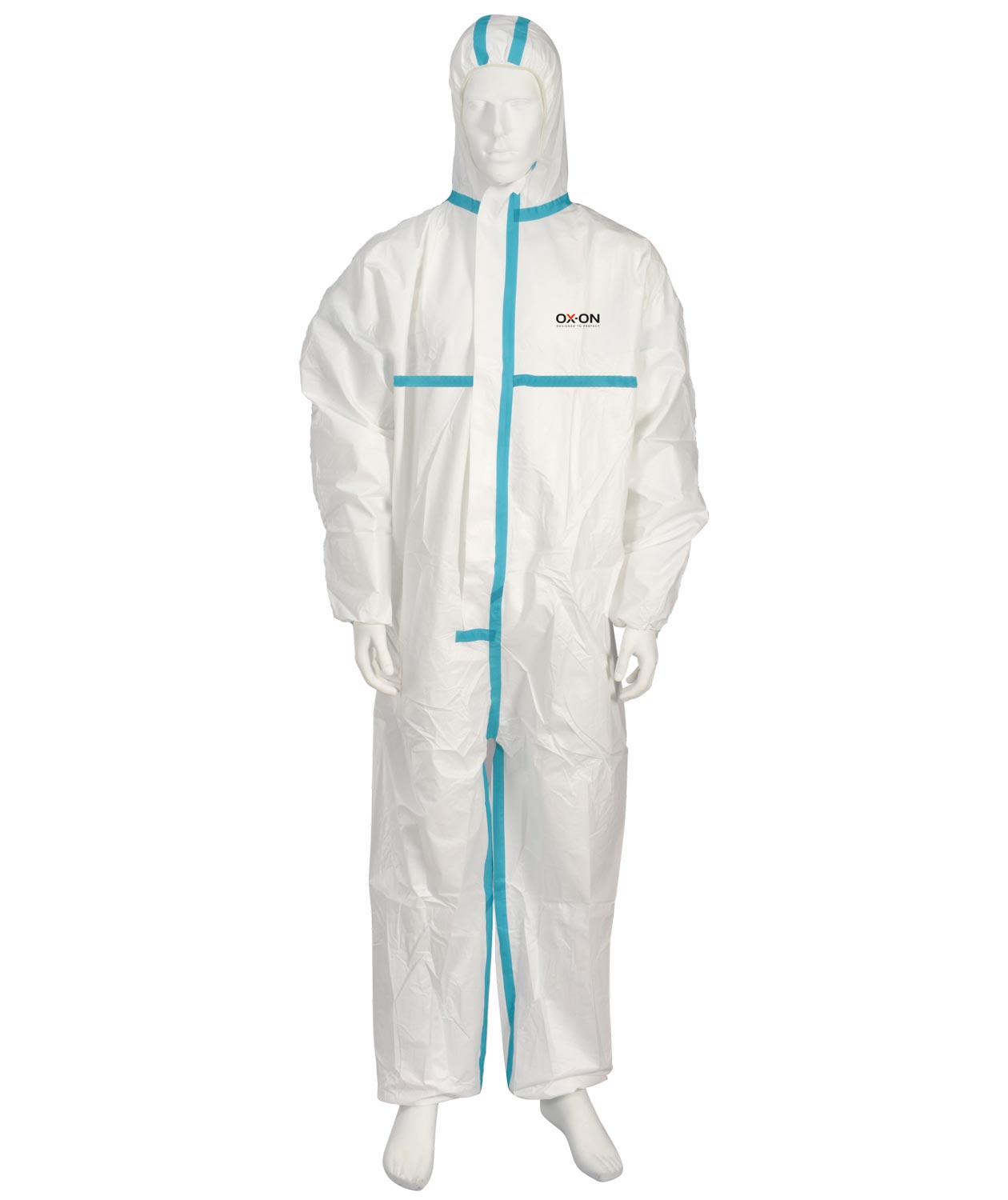 OX-ON Protect Comfort skyddsdr&auml;kt, Vit