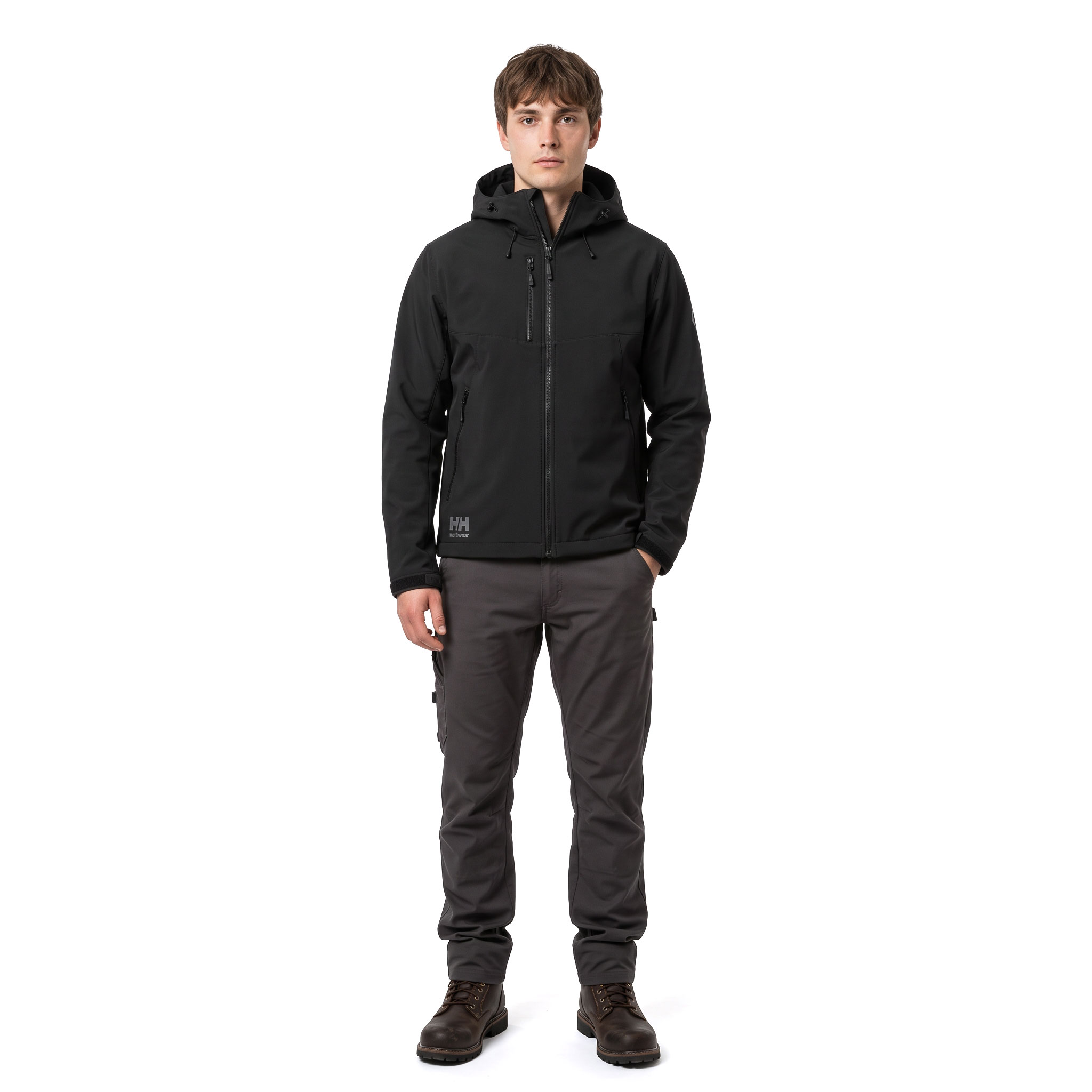 Helly Hansen Chelsea Evo. softshelljakke full stretch, Black, large image number 2