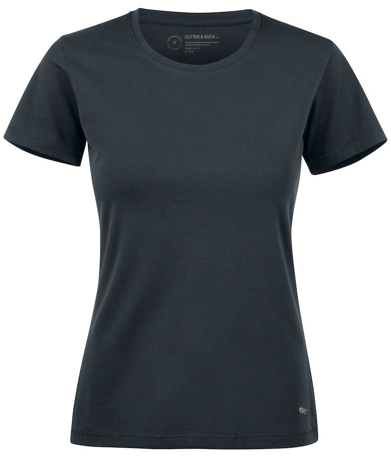 Cutter & Buck Manzanita Damen T-Shirt, Schwarz