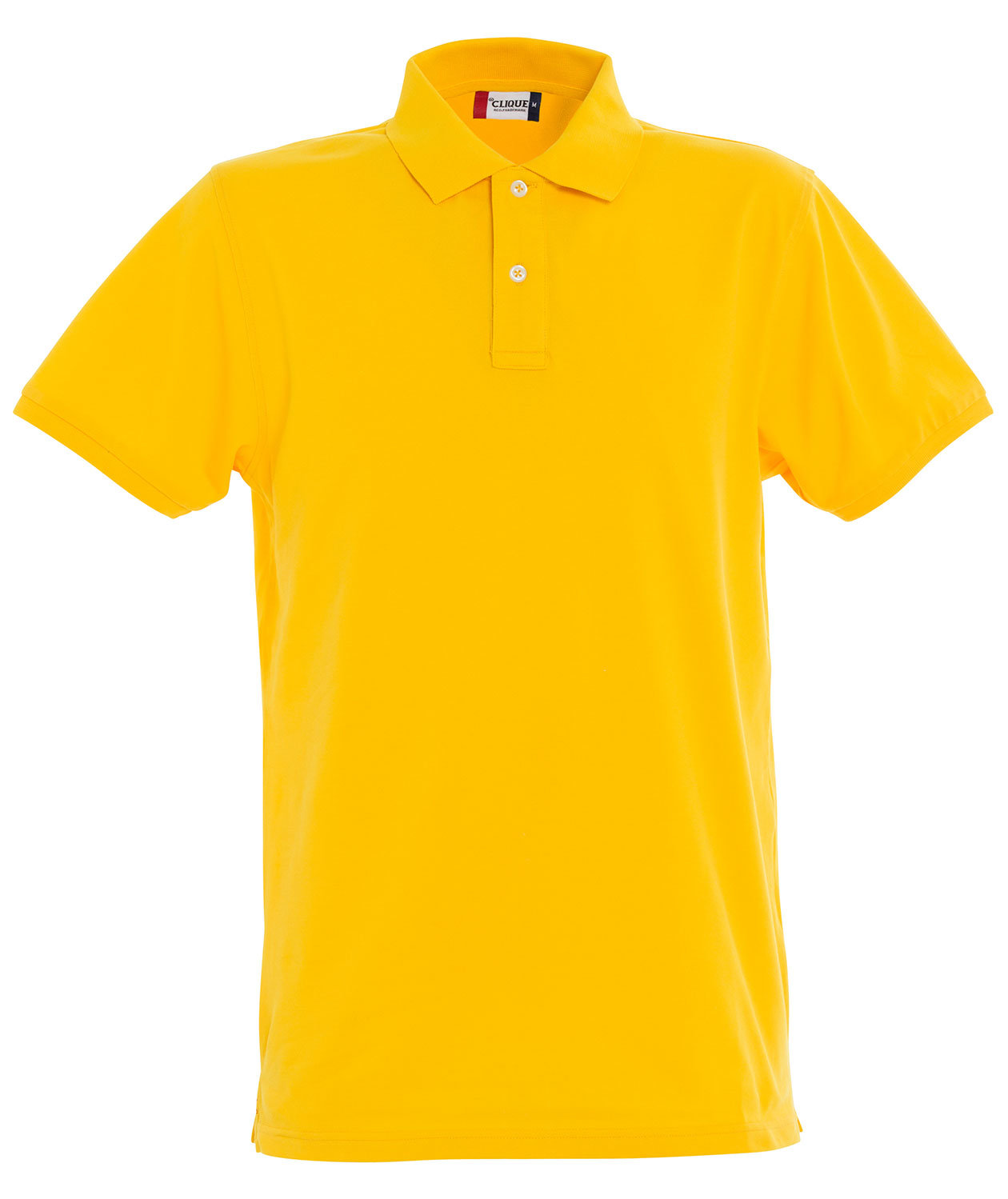 Clique Premium polo t-shirt, Citron Gul, large image number 0
