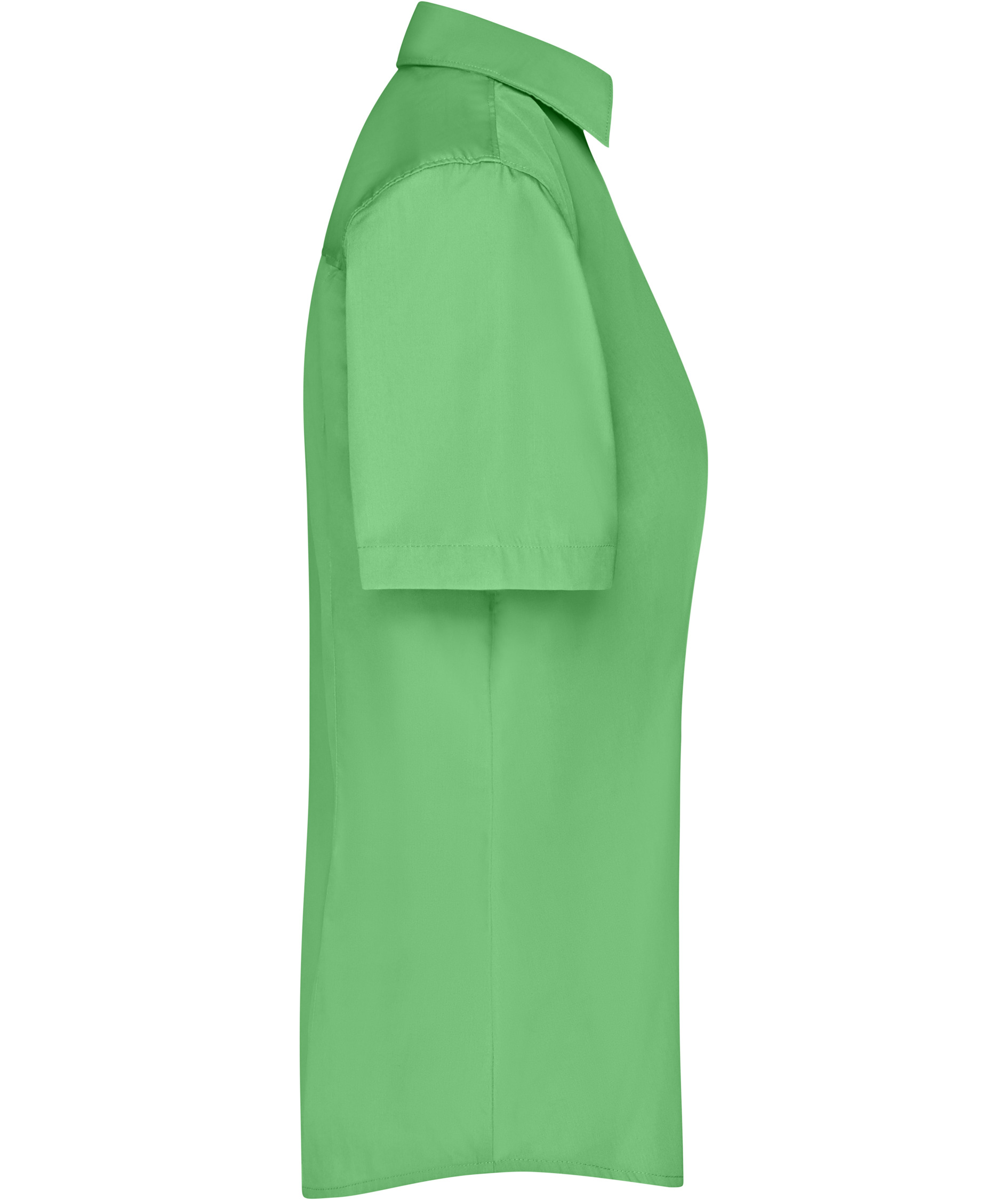 James & Nicholson kurz&auml;rmeliges Modern fit Damenhemd, Lime Gr&uuml;n, large image number 2