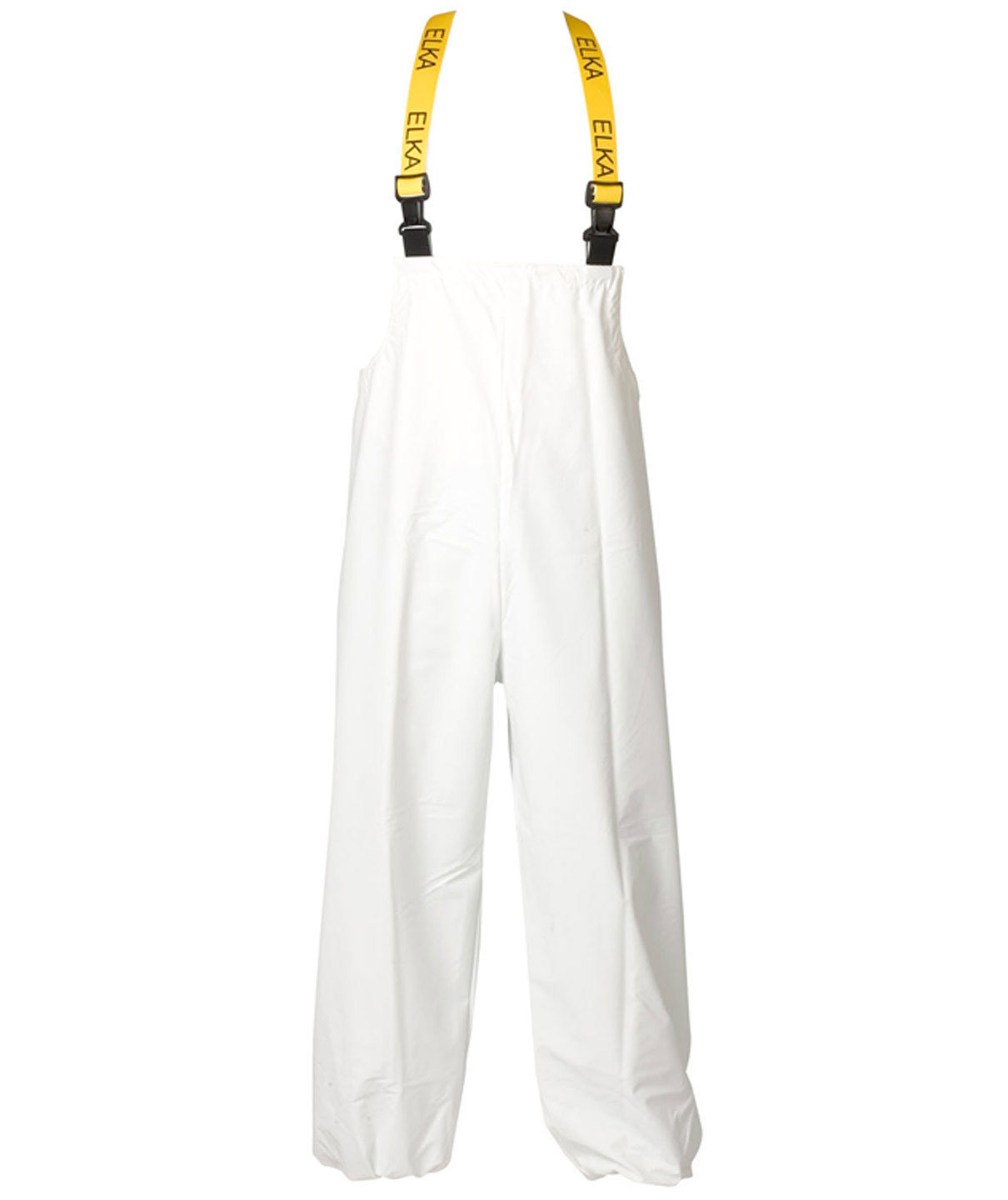 ELKA PU cleaning Bib & Brace, White