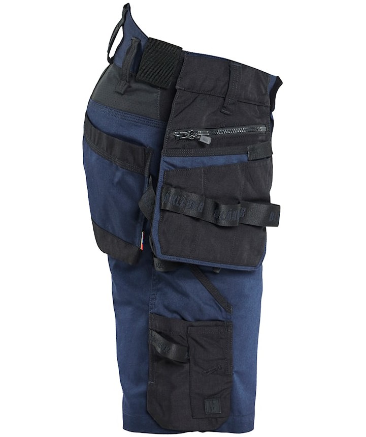 Bl&aring;kl&auml;der Striker Handwerkershorts, Dunkel Marine/Schwarz, large image number 2