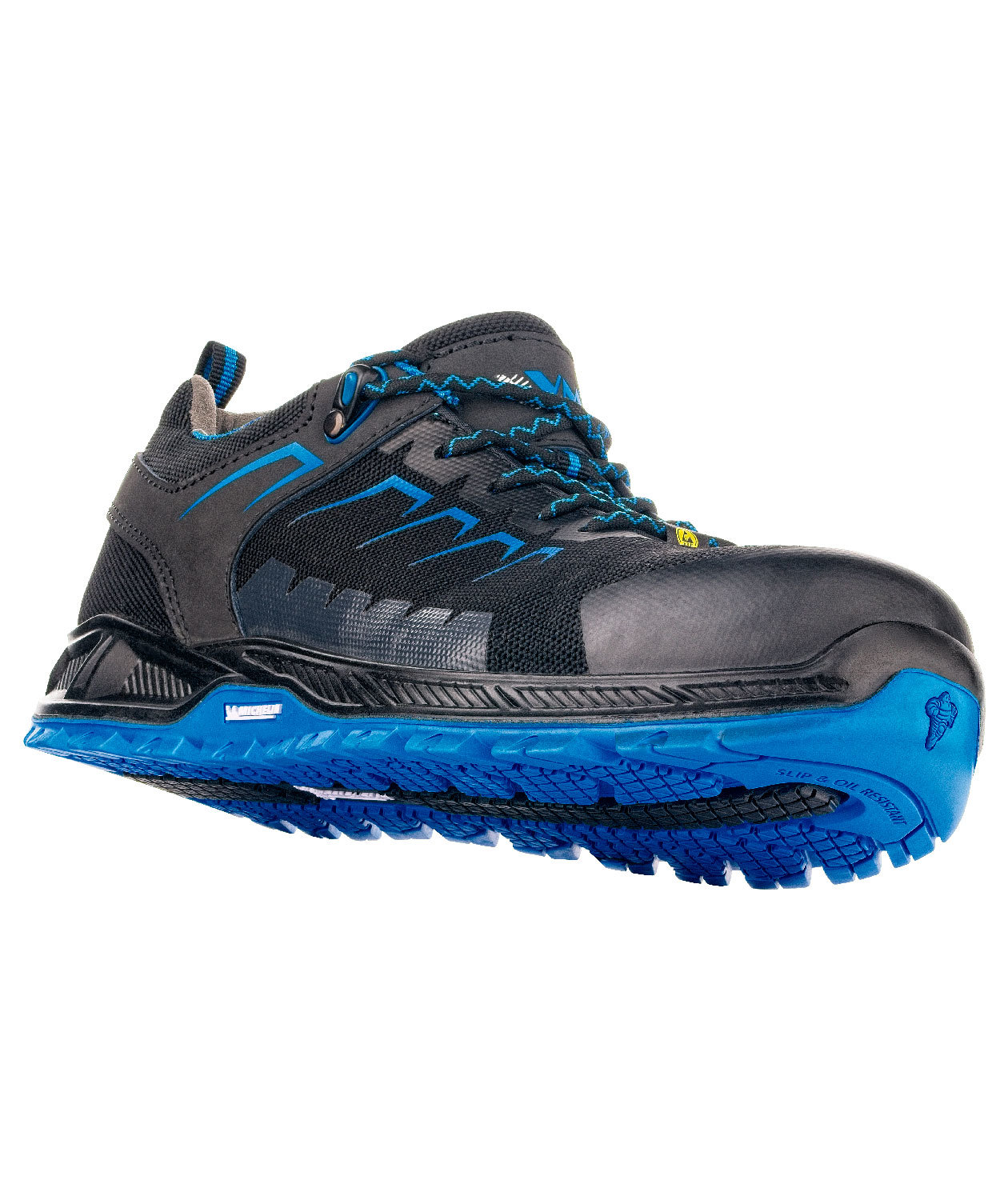 VM Footwear Kentucky sikkerhedssko S1P, Sort/Bl&aring;, large image number 1