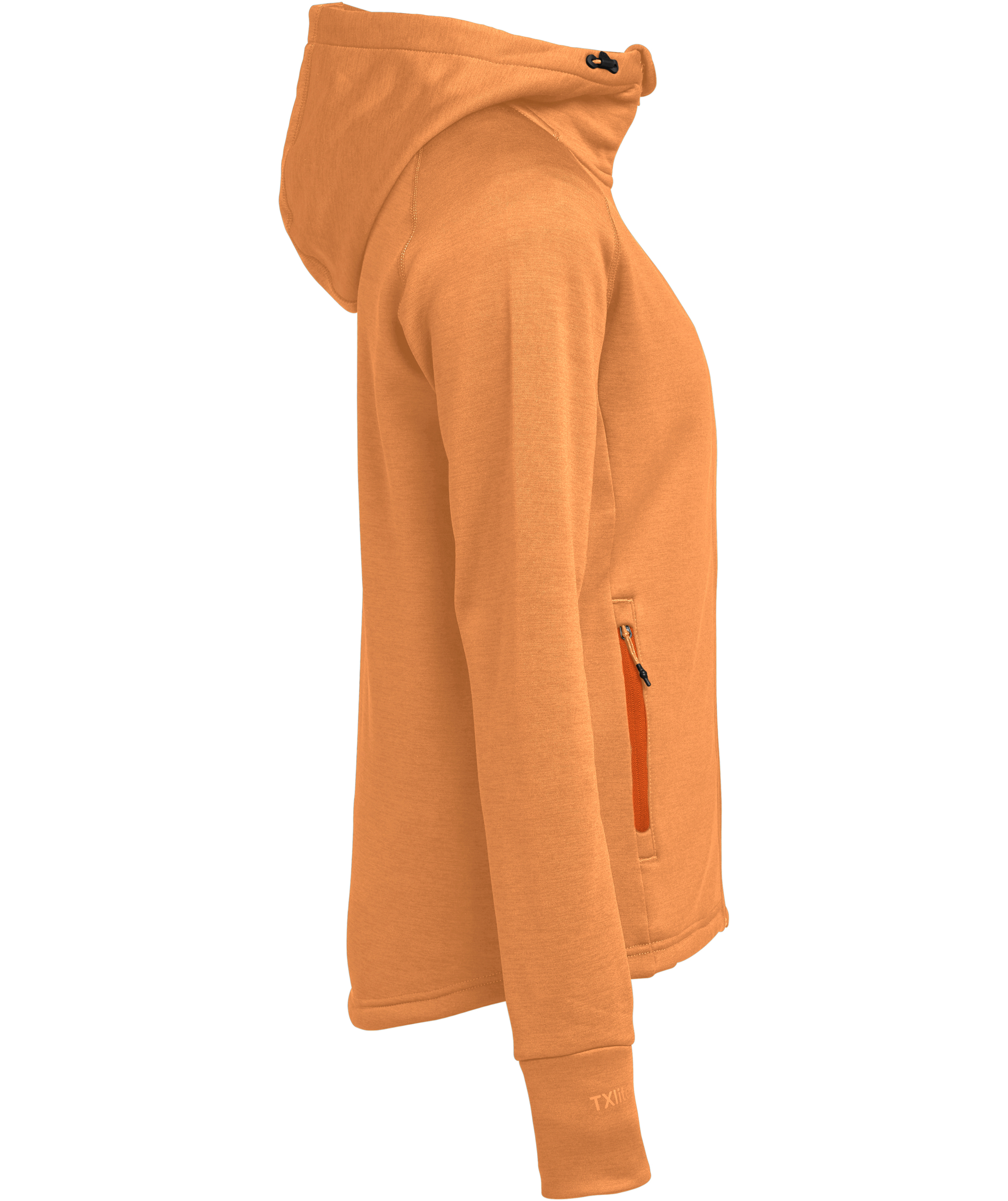 Tenson TXlite dame h&aelig;ttetr&oslash;je med lynl&aring;s, M&oslash;rk Orange, large image number 3