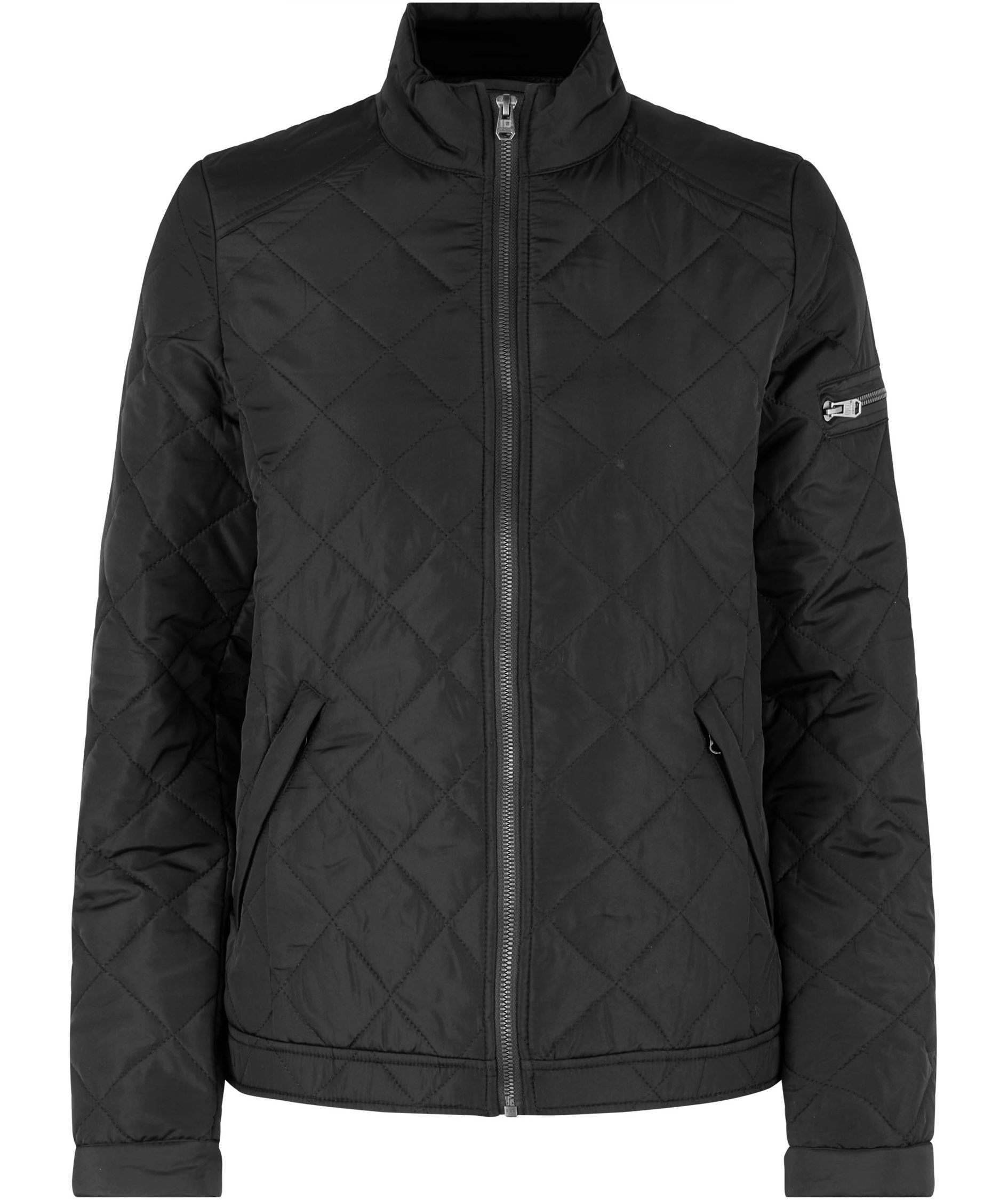 ID vadderad jacka dam, Svart