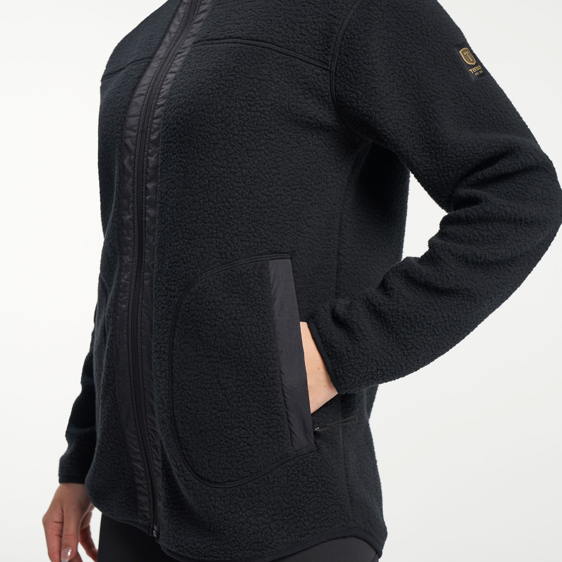 Tenson Yoke p&auml;lsfiberjacka dam, Black, large image number 5