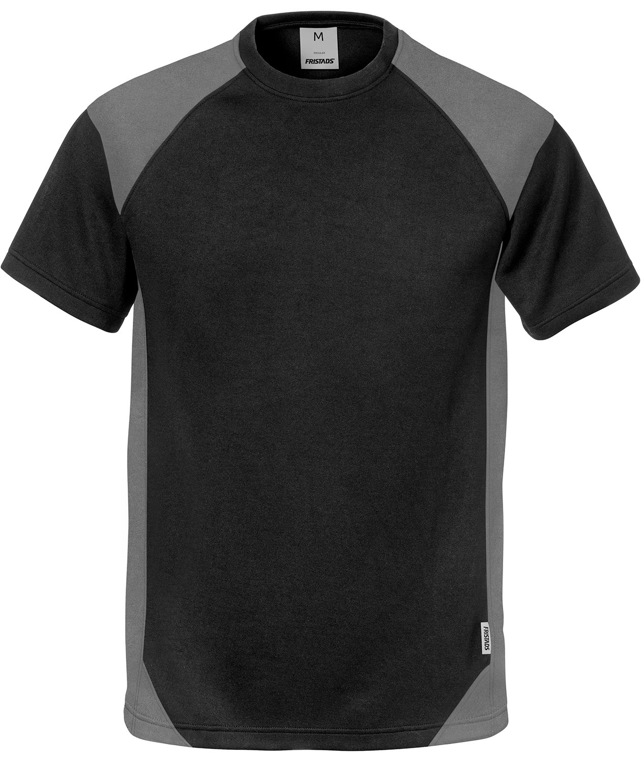 Fristads Image T-shirt 7046, Svart/Gr&aring;