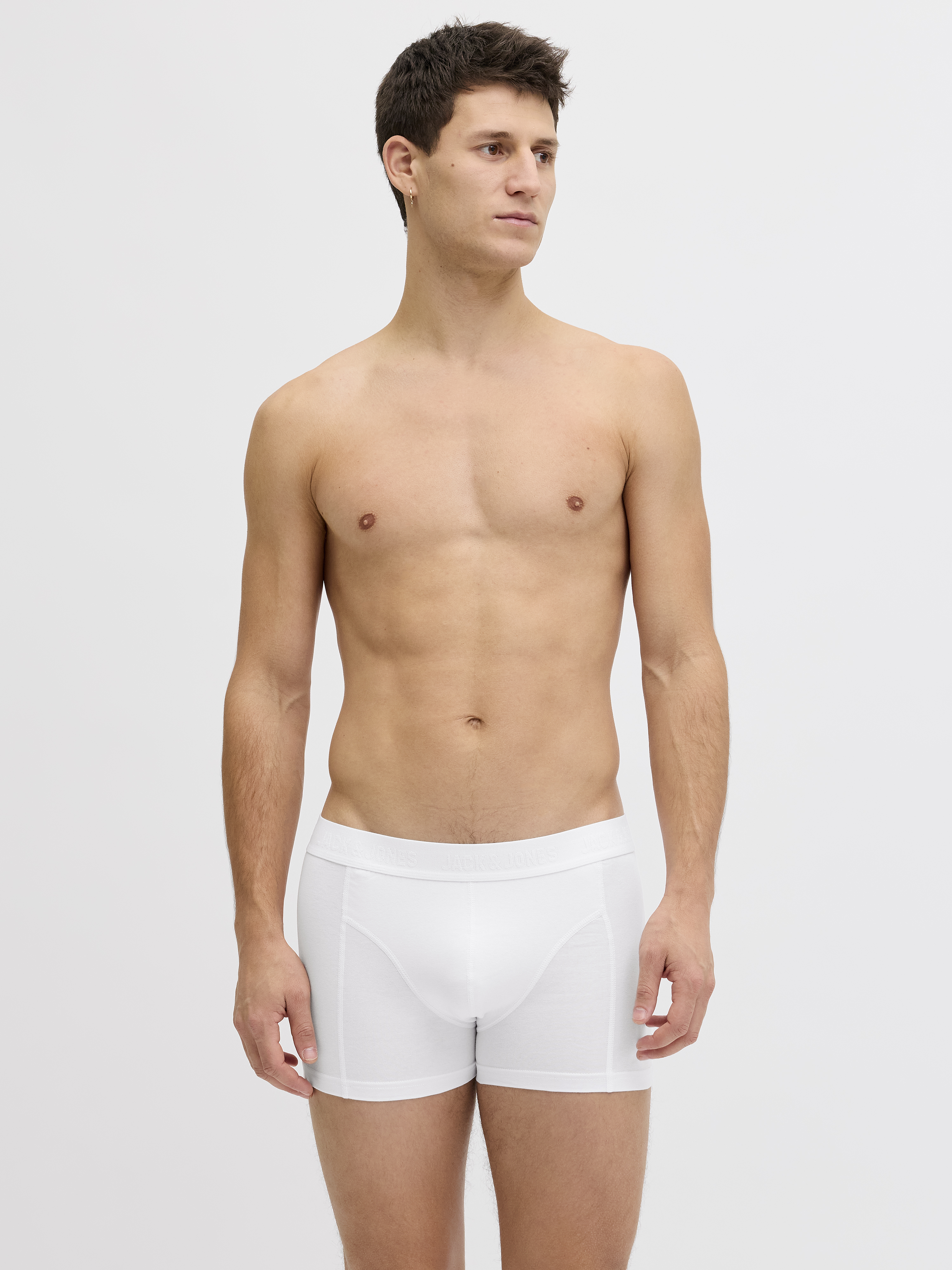 Jack & Jones JACWAISTBAND 3-pack boxer shorts, White, large image number 5