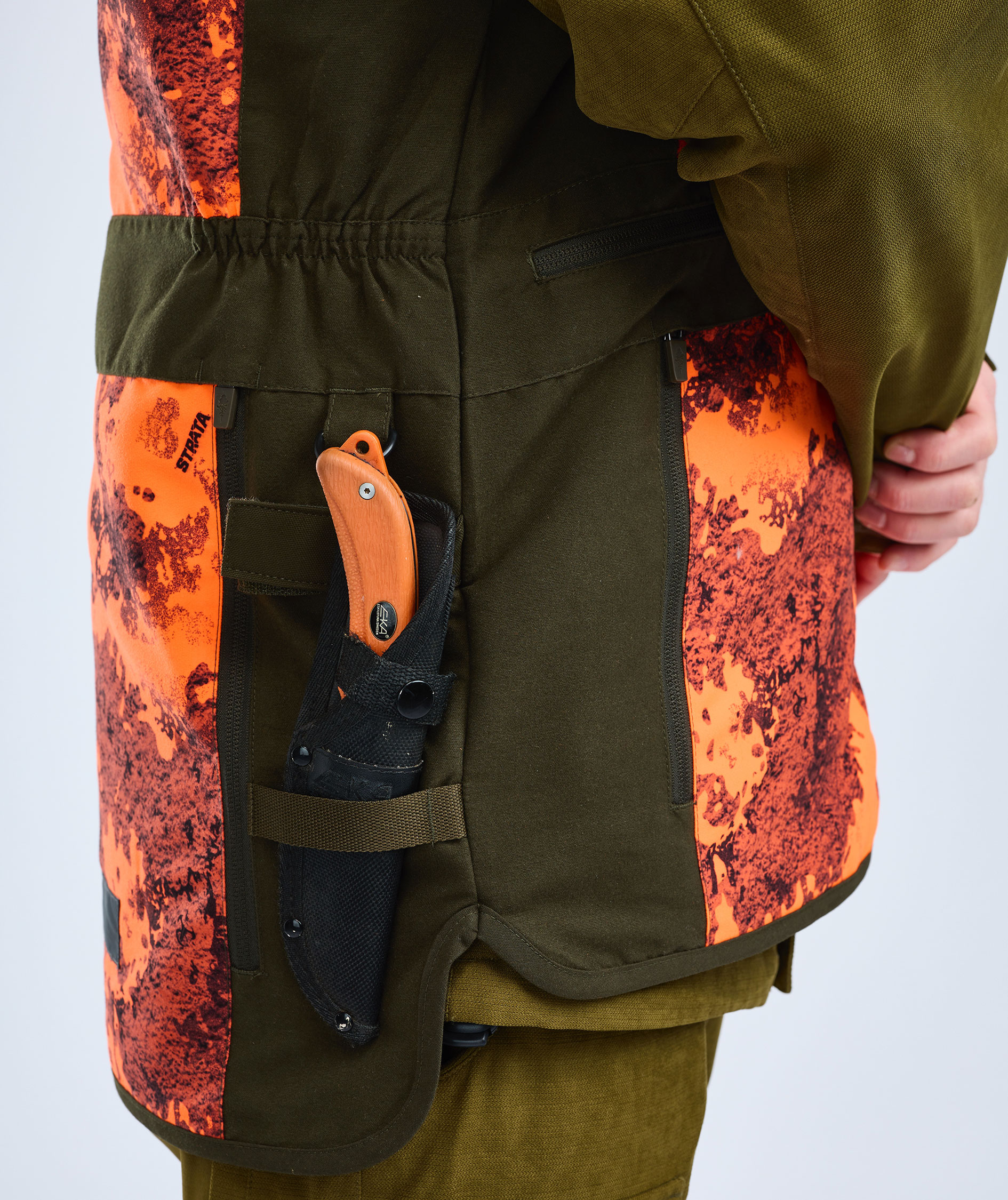 Pinewood&nbsp;Furudal Hunters Pro 2.0 Camou vest, Strata Blaze/Moss Green, large image number 6