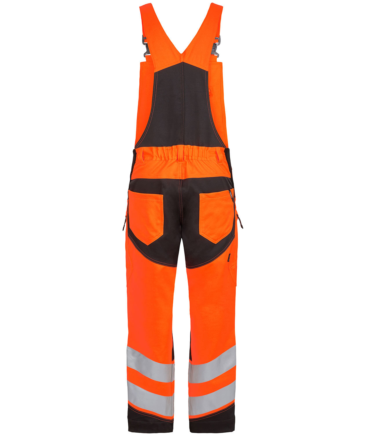 Engel Safety bib and brace, Hi-vis orange/Grey, large image number 1