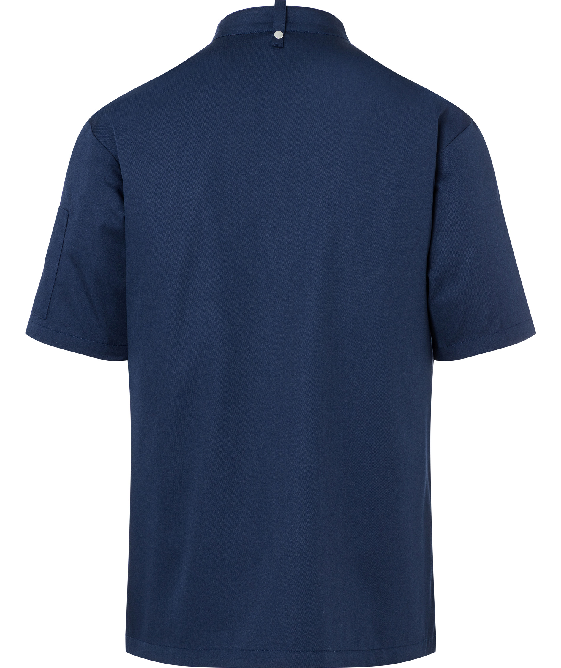 Karlowsky kort&aelig;rmet kokkejakke, Navy, large image number 2