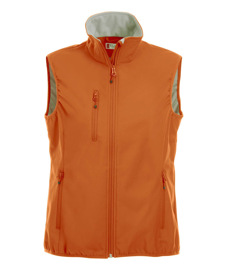 Clique Basic softshellv&auml;st dam, Orange