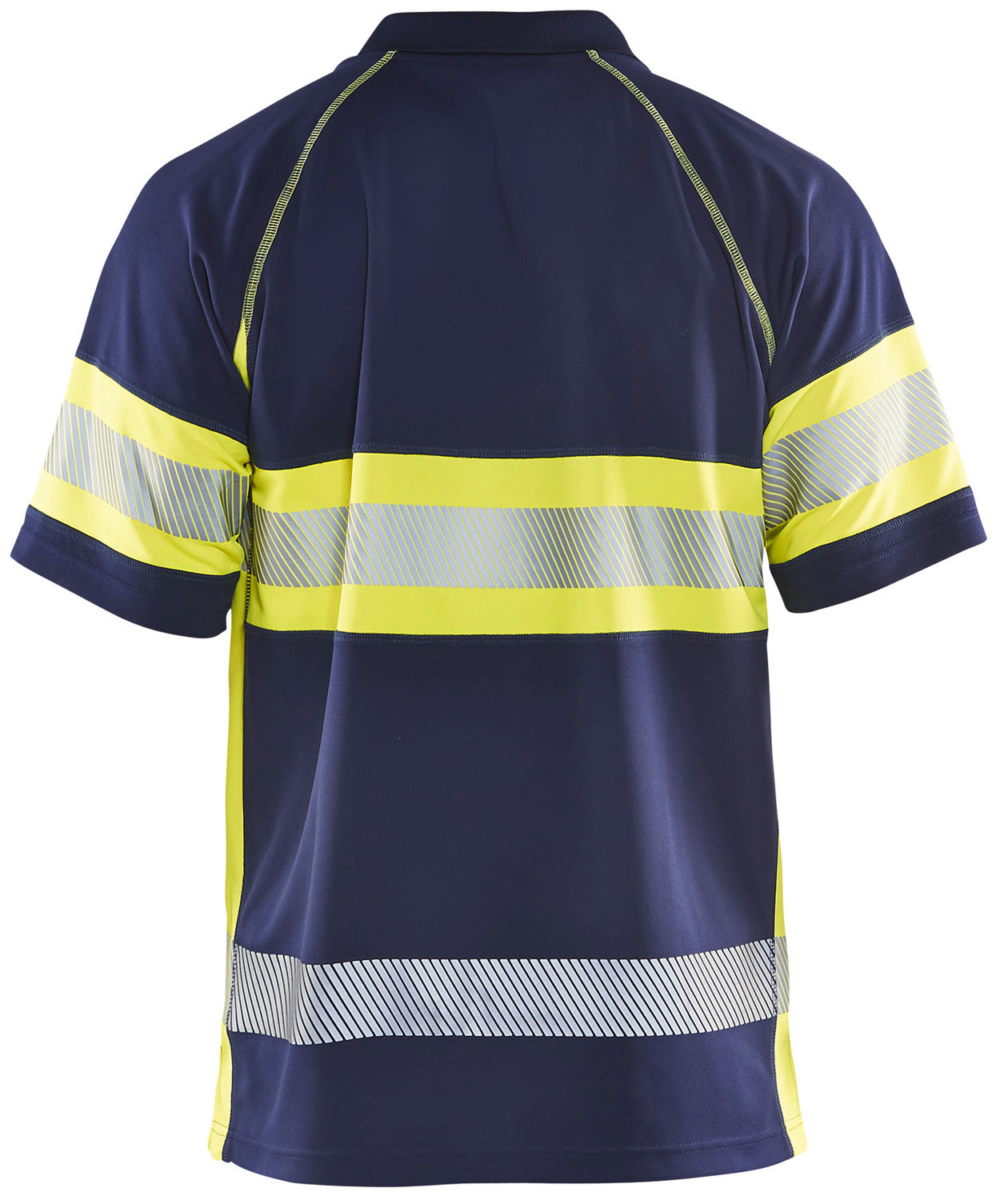 Bl&aring;kl&auml;der polo, Marine/Hi-Vis gul, large image number 1