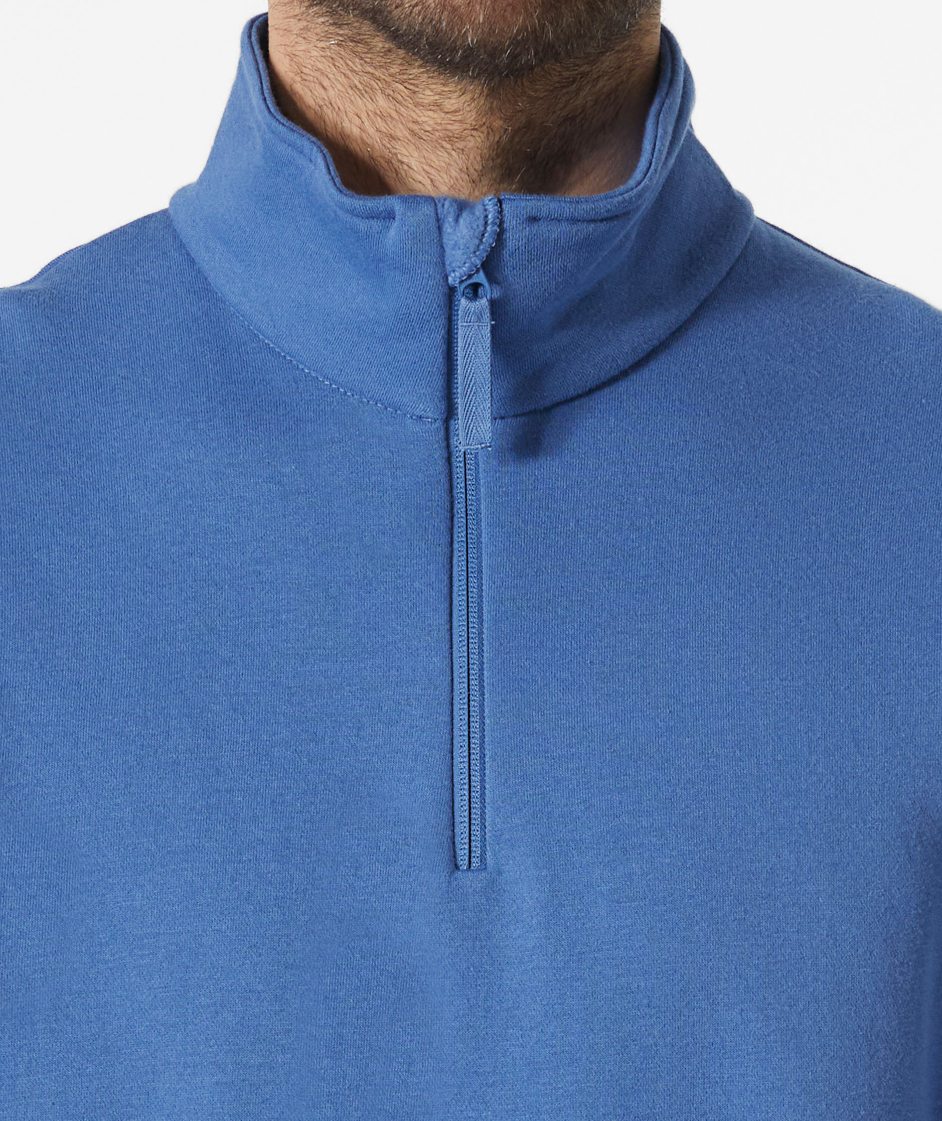 Helly Hansen Classic half zip collegegenser, Stone Blue, large image number 4