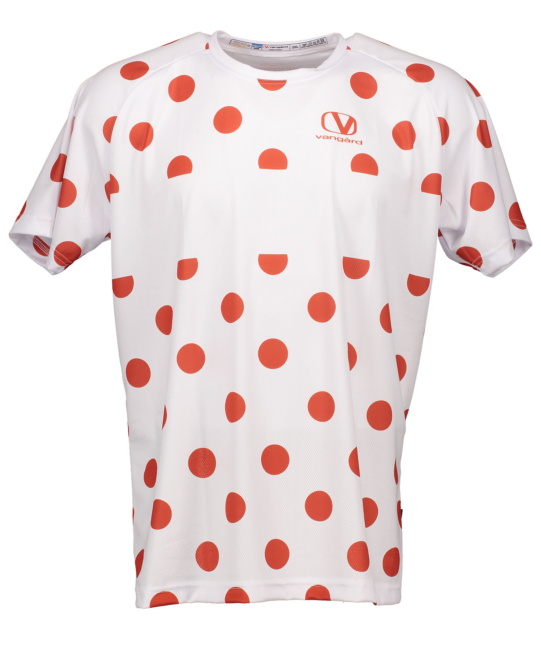 Vang&agrave;rd Trend T-shirt, Vit/R&ouml;d