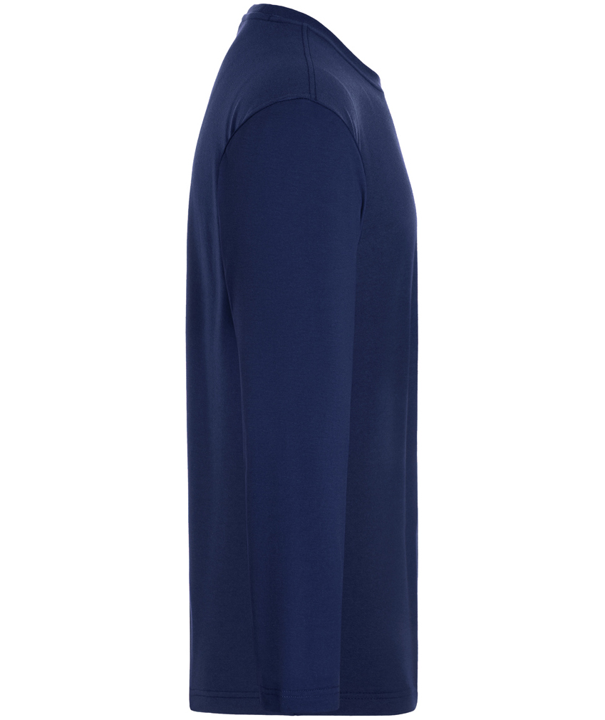 Karlowsky Casual-Flair lang&aelig;rmet t-shirt, Navy, large image number 4