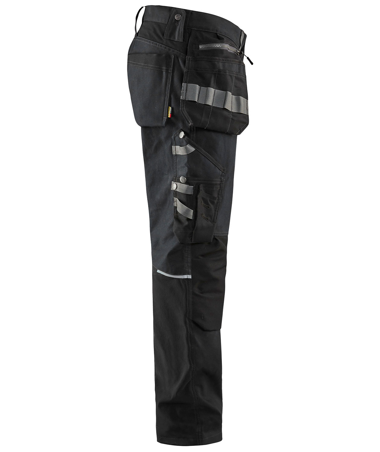 Bl&aring;kl&auml;der h&aring;ndv&aelig;rkerbukser, Sort, large image number 2