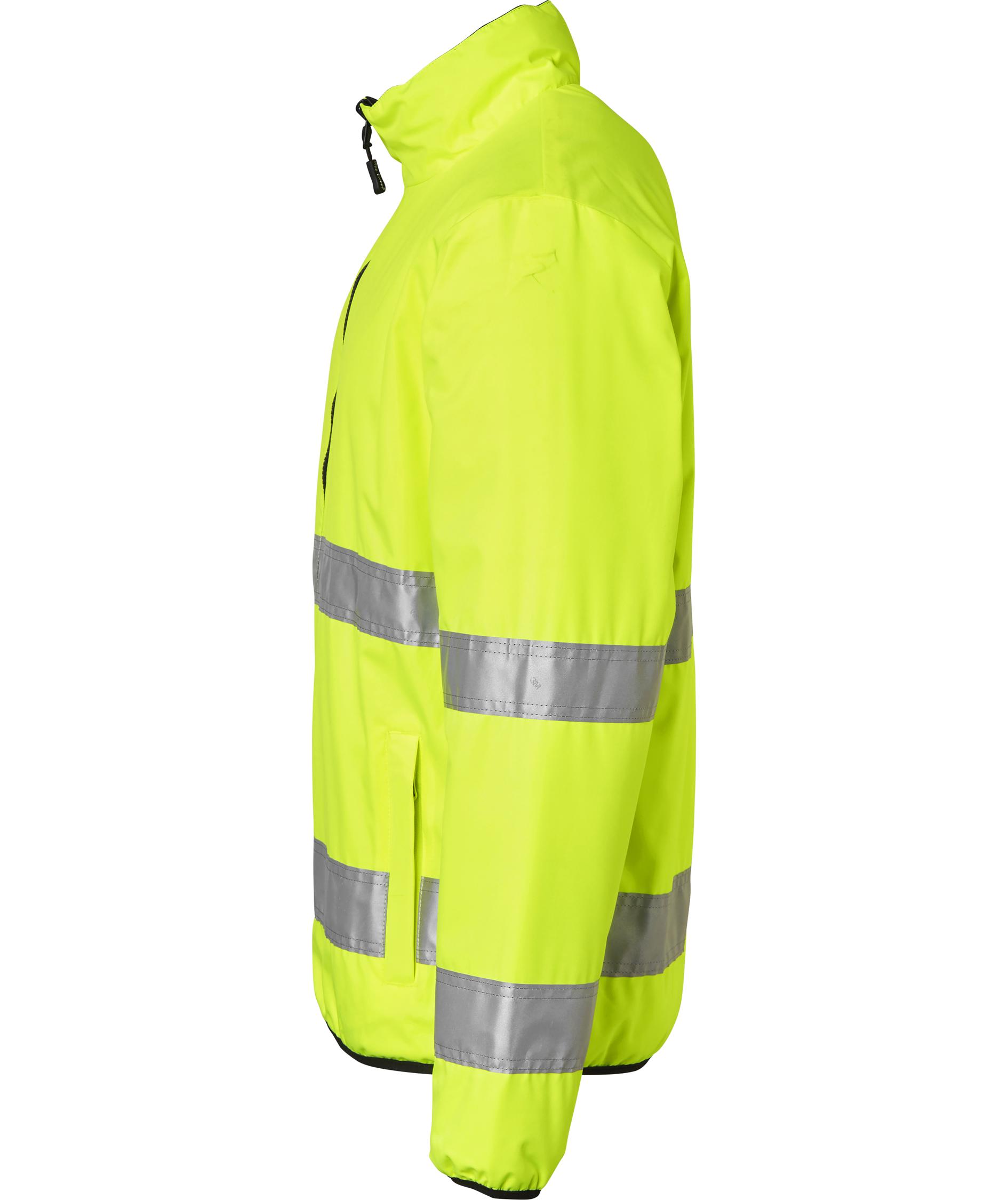Top Swede quiltet jakke 129, Hi-vis Gul/Sort, large image number 3