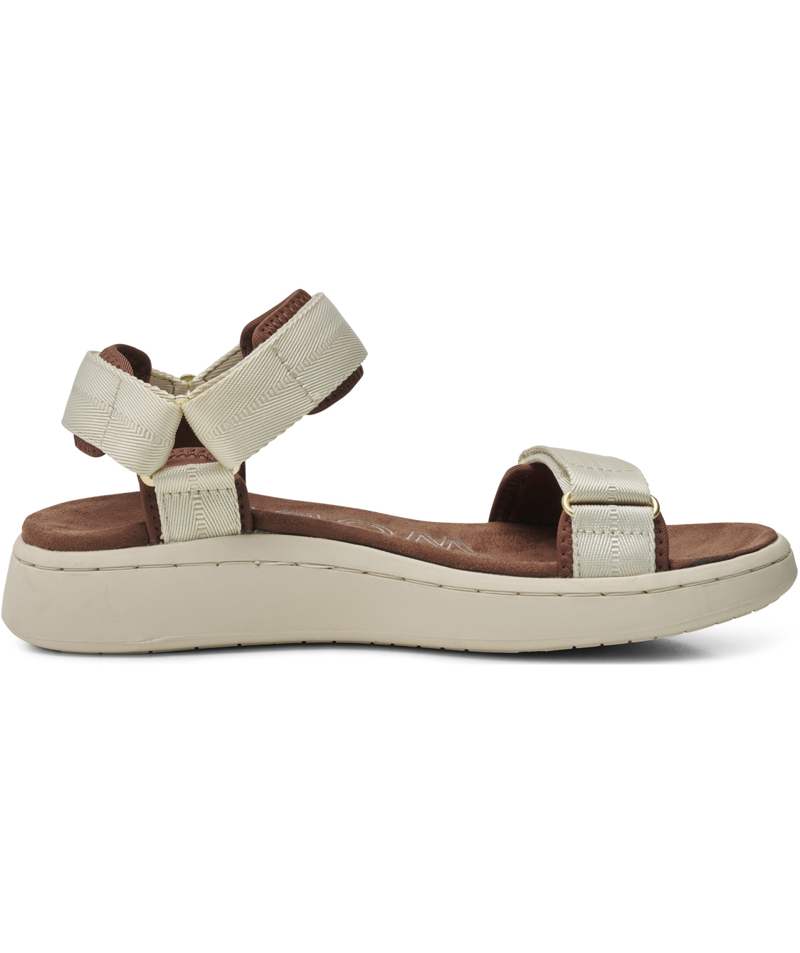 Woden Line dame sandaler, Ivory