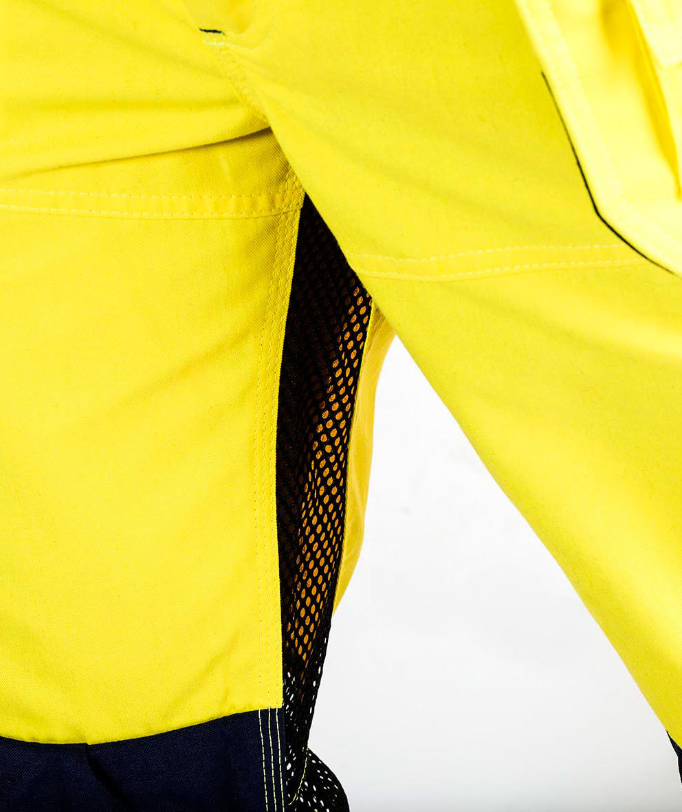 Bl&aring;kl&auml;der h&aring;ndv&aelig;rkerbukser, Hi-vis&nbsp;Gul/Sort, large image number 6