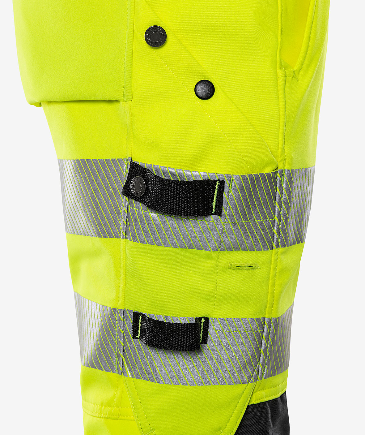 Fristads hantverkspiratbyxa 2666 GSTP, Varsel Gul/Svart, large image number 8