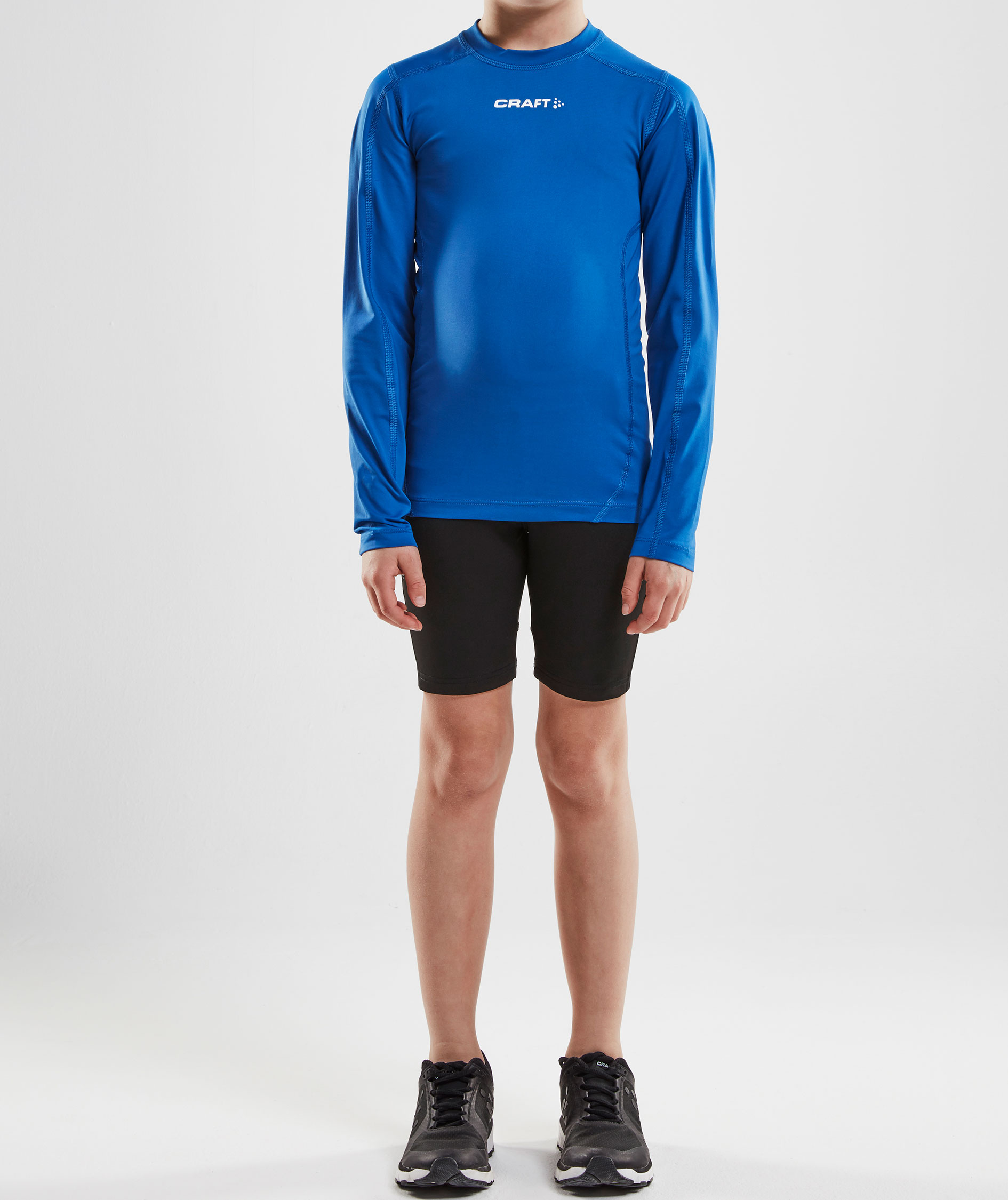 Craft Pro Control Compression long-sleeved T-shirt for kids, Club Cobolt, large image number 3