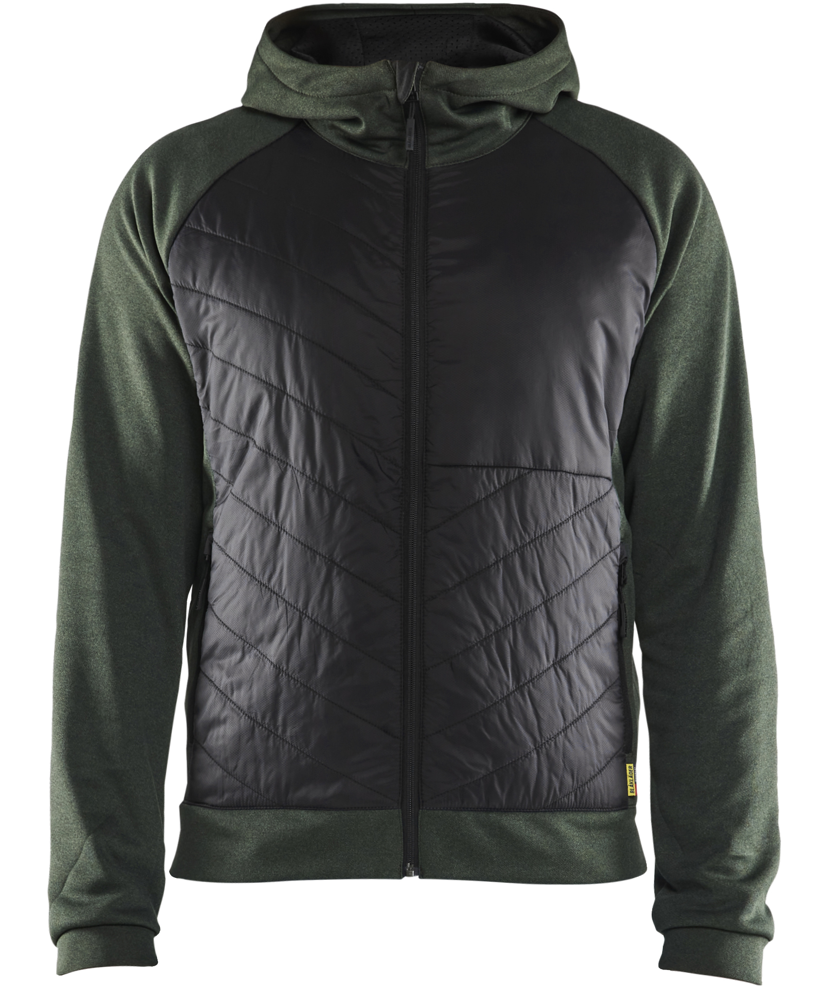 Bl&aring;kl&auml;der hybrid h&aelig;ttetr&oslash;je med lynl&aring;s, Efter&aring;rsgr&oslash;n/Sort