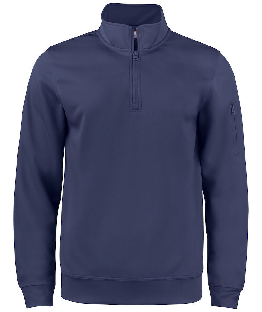 Clique Basic Active  sweatshirt, M&oslash;rk Marine, M&oslash;rk Marine, swatch