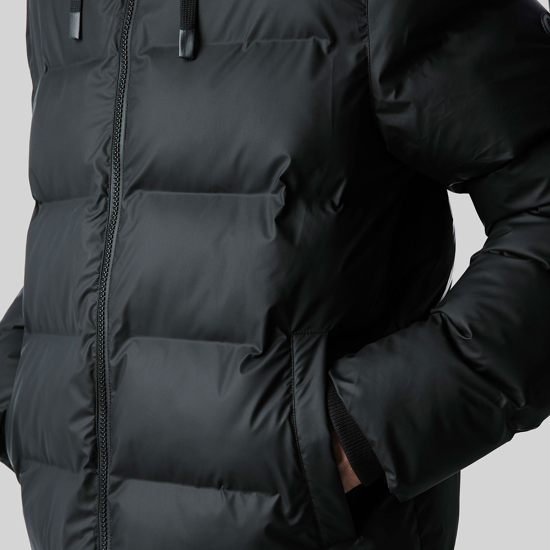 Matterhorn Shanna l&aring;ng vadderad jacka, Black, large image number 5