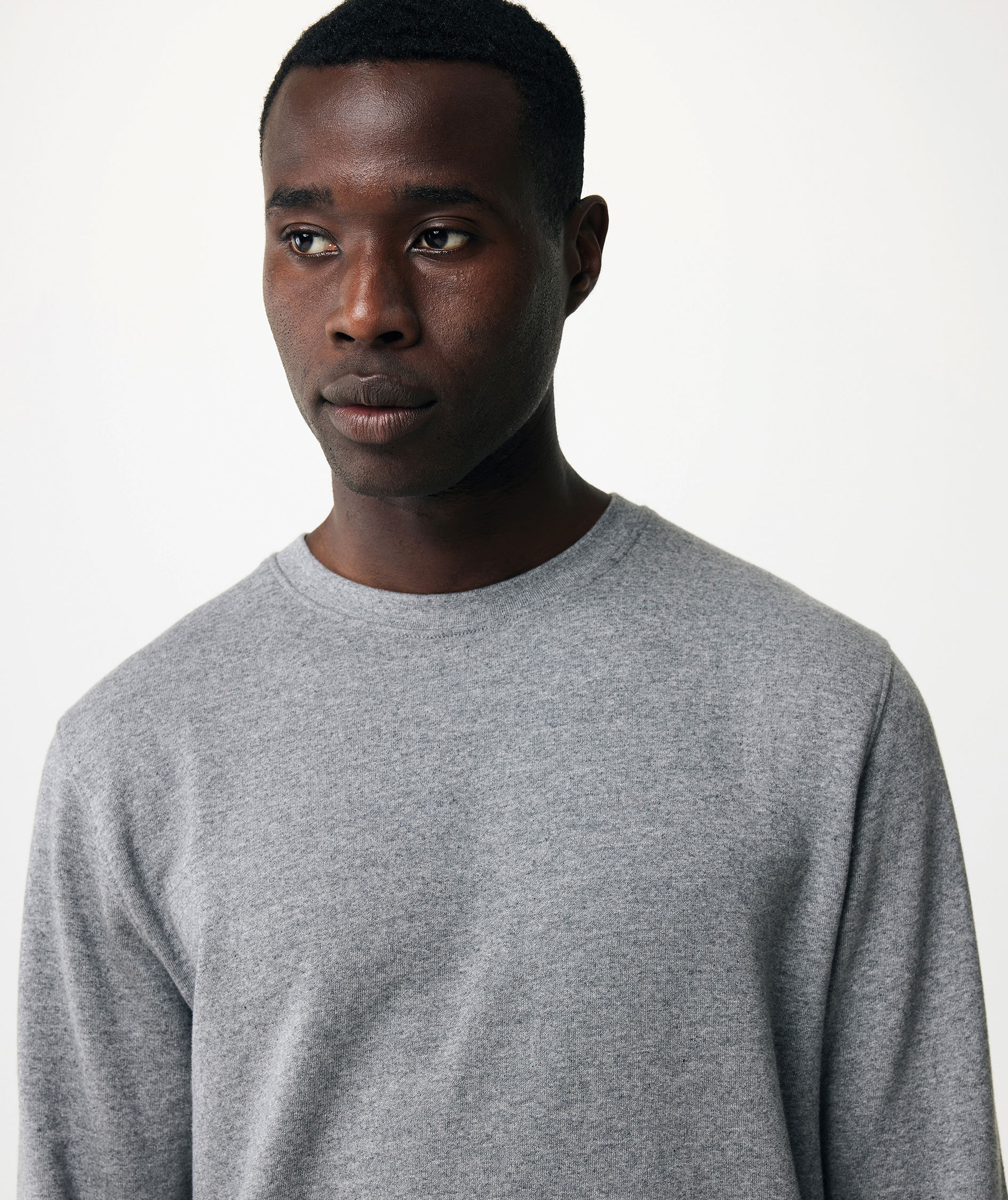 Iqoniq Etosha sweatshirt, Light Heather Anthracite, large image number 5
