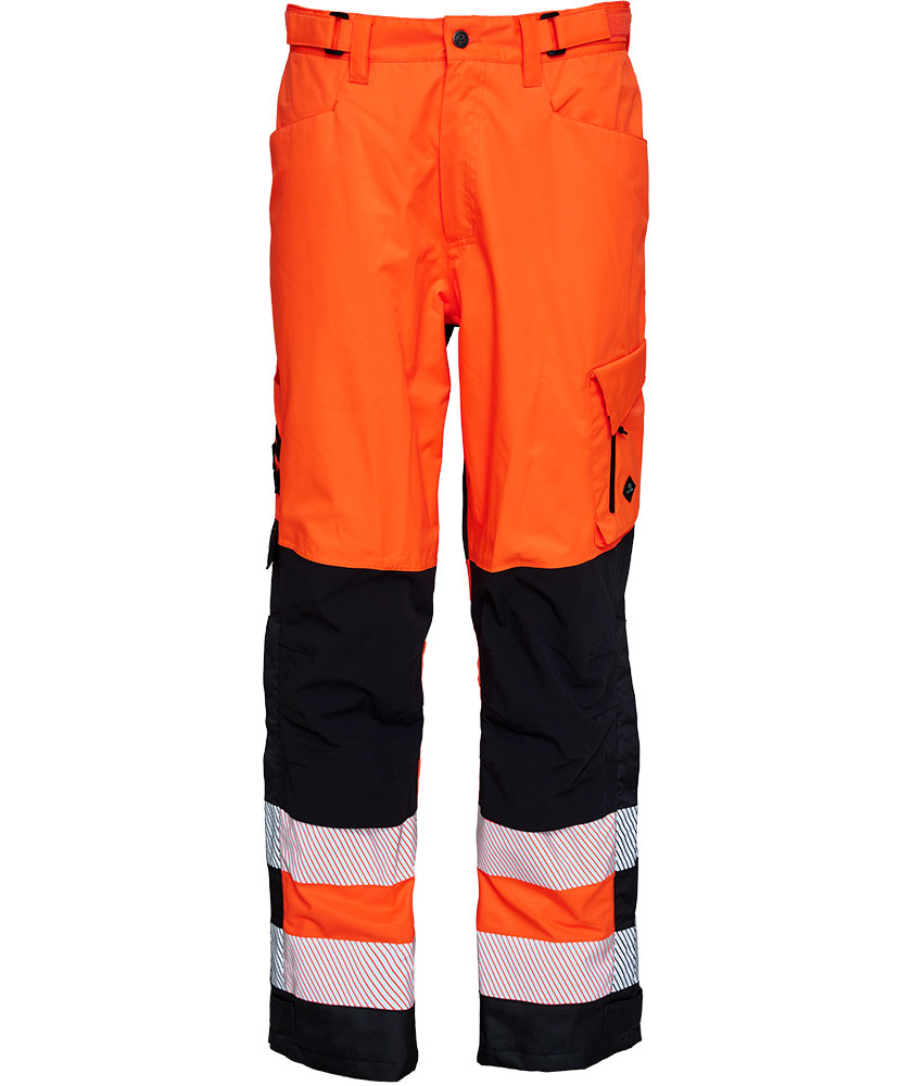 ELKA Visible Xtreme Arbeitshose, Hi-Vis Orange/Schwarz, large image number 0