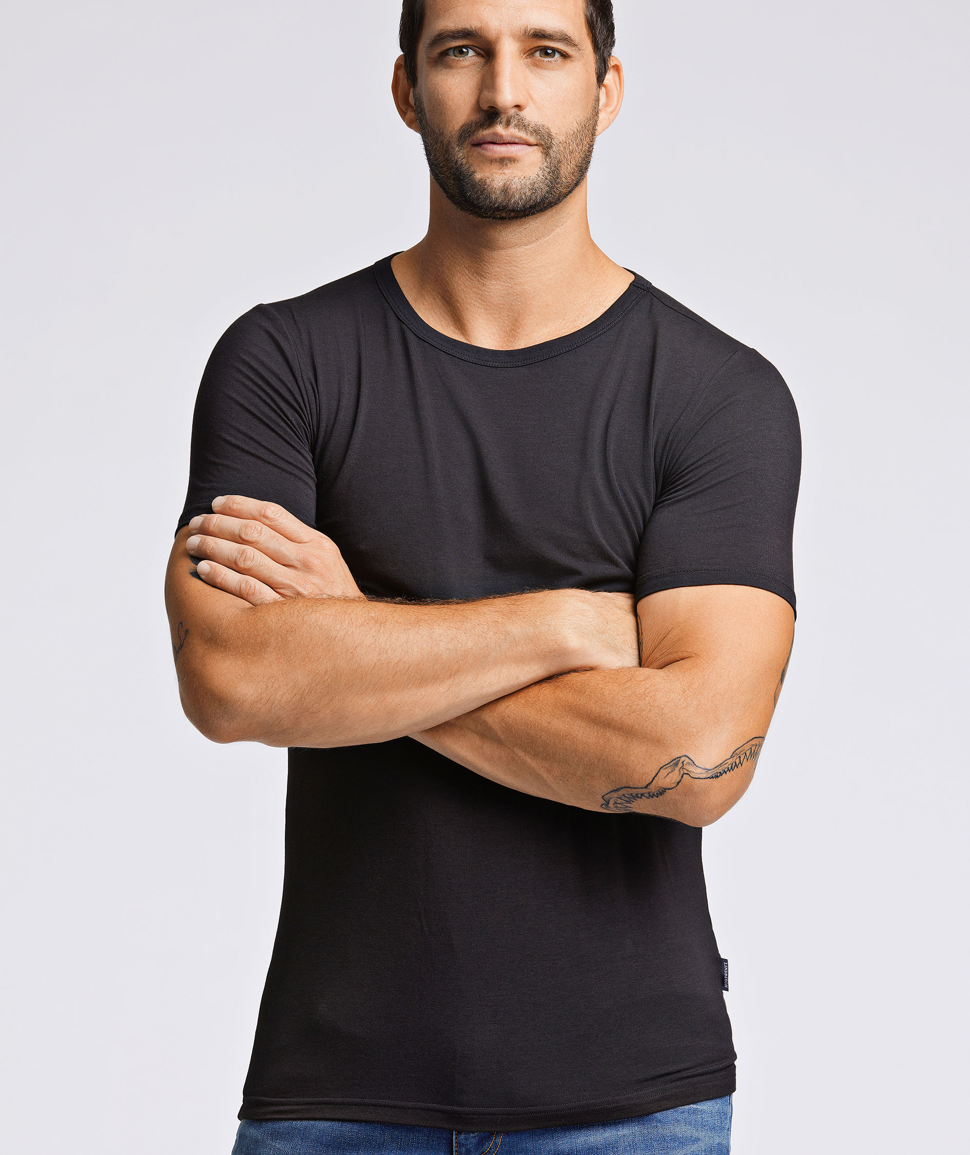 Lindbergh Basic 2-pak T-shirt, Black, large image number 6