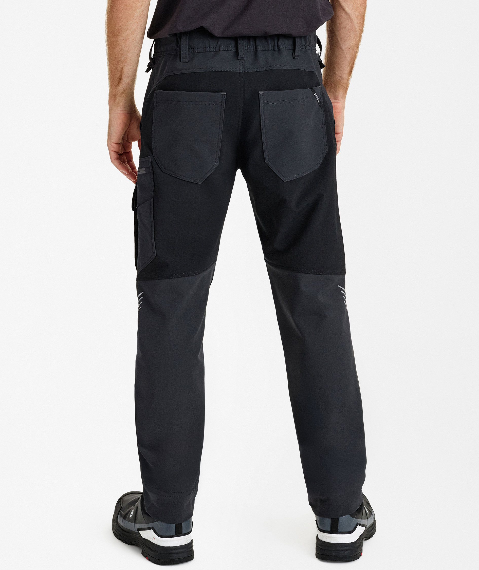 Engel Entire servicebyxa full stretch, Anthracite Grey/Black, large image number 4