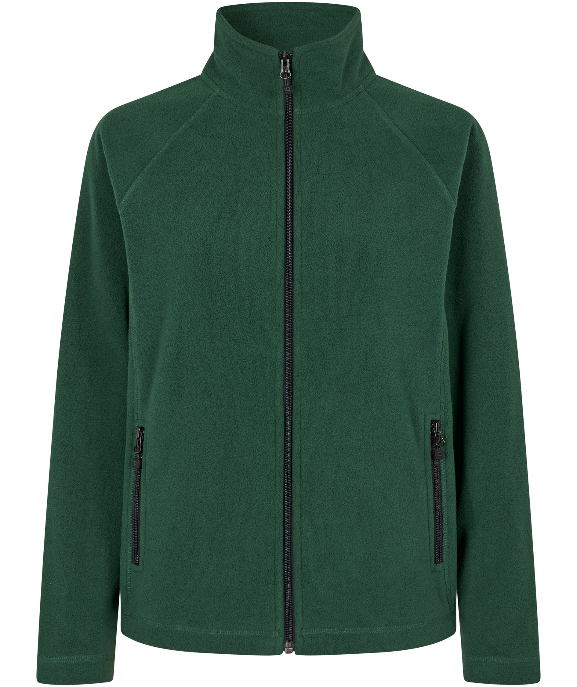 ID Microfleece Damen Strickjacke, Flaschengr&uuml;n, Flaschengr&uuml;n, swatch