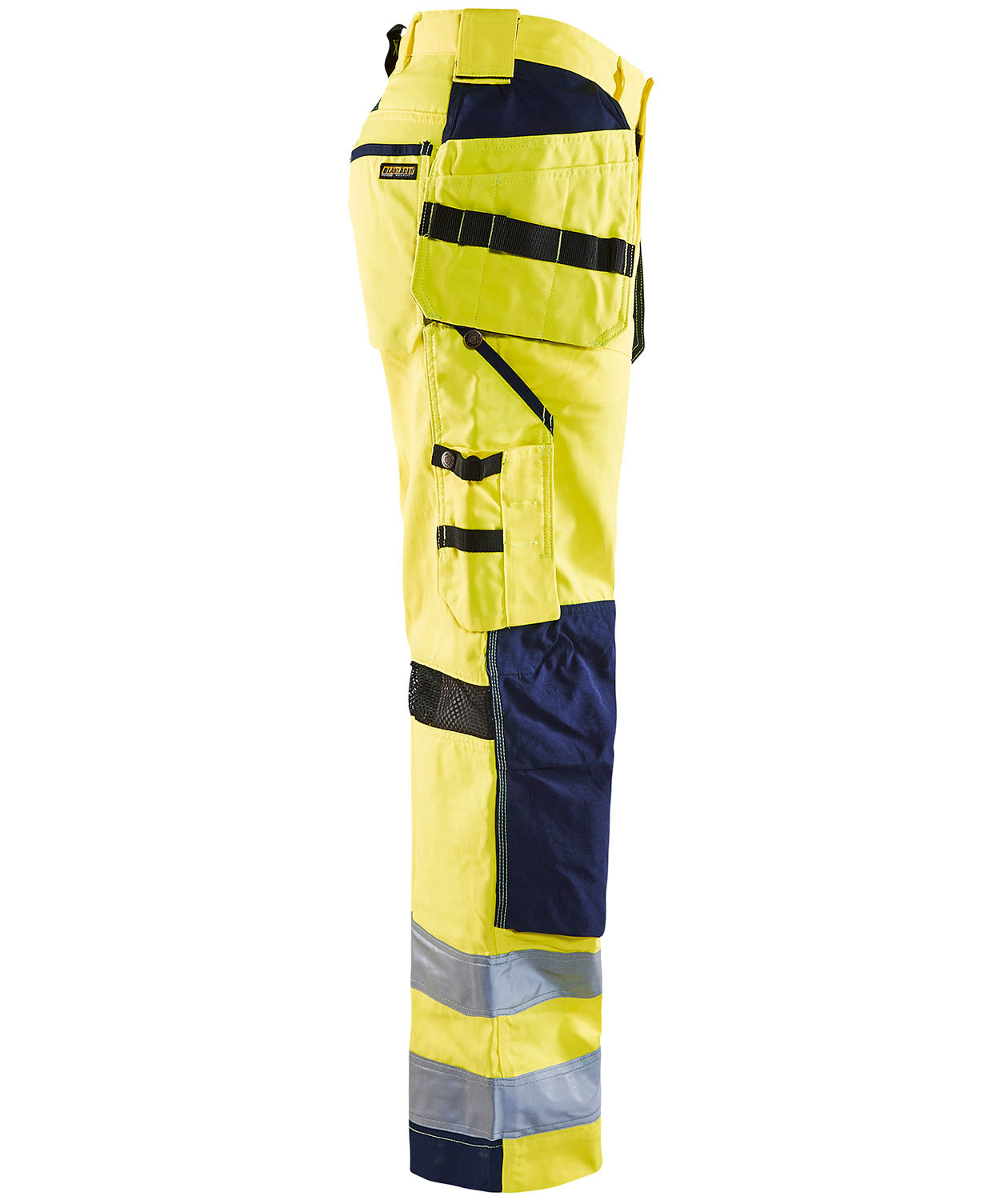 Bl&aring;kl&auml;der craftsman trousers, Hi-vis Yellow/Marine, large image number 4