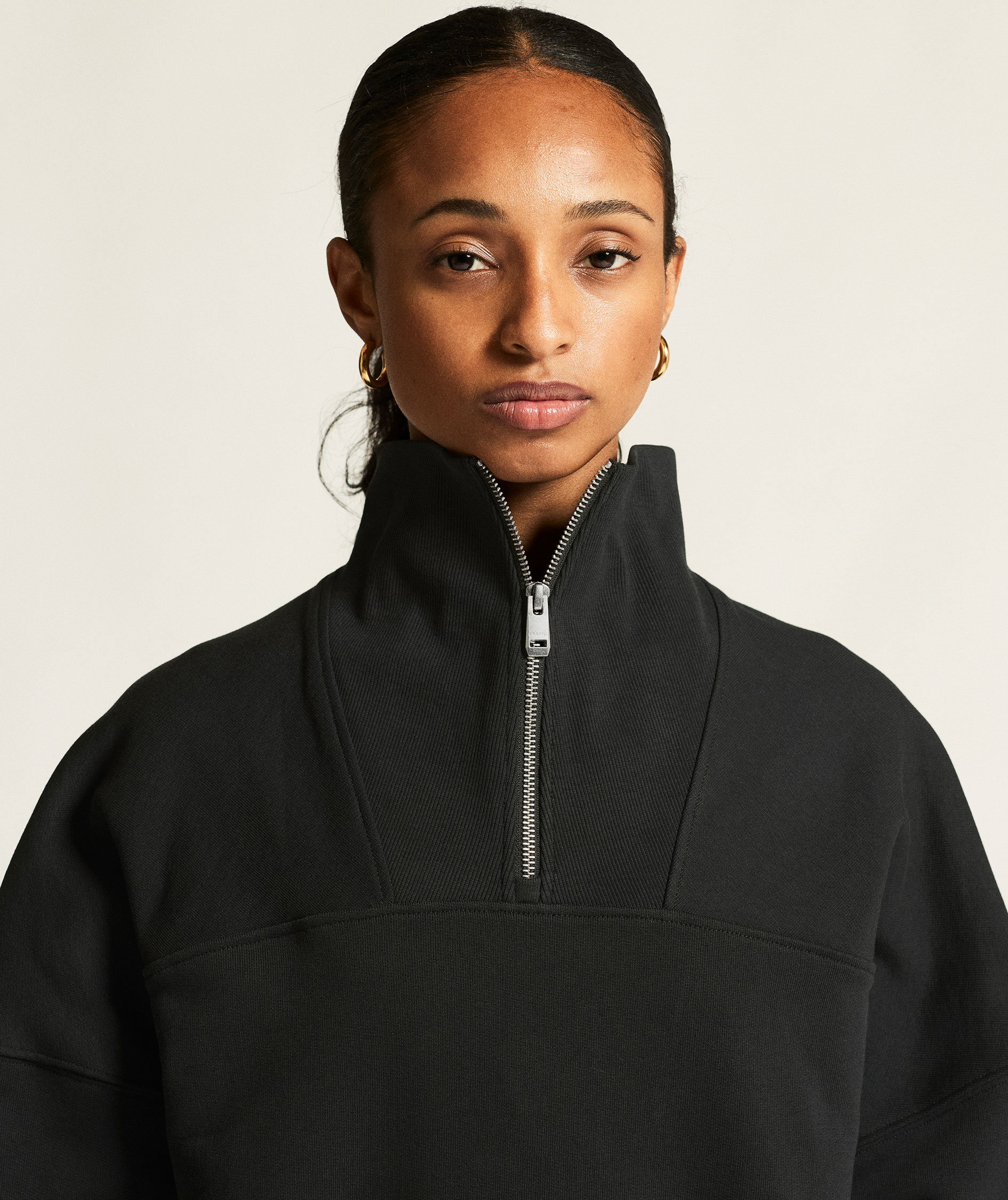 Craft Frequent half zip dam, Black, large image number 5