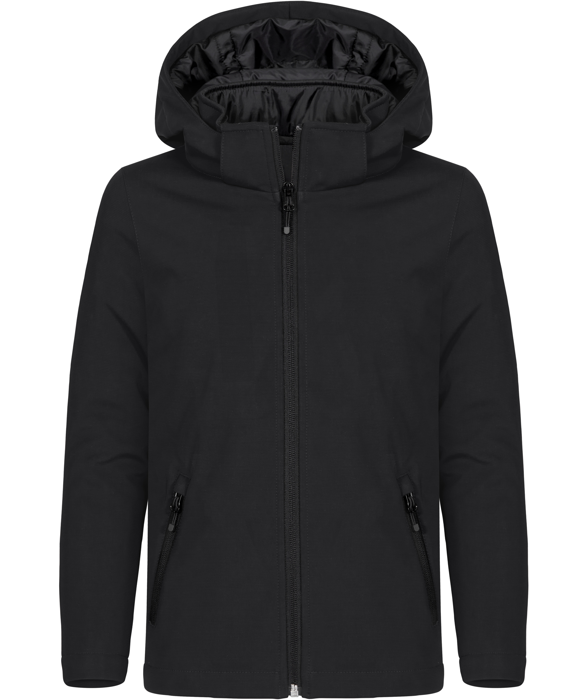 Clique Padded Hoody Softshelljacke f&uuml;r Kinder, Schwarz, Schwarz, swatch