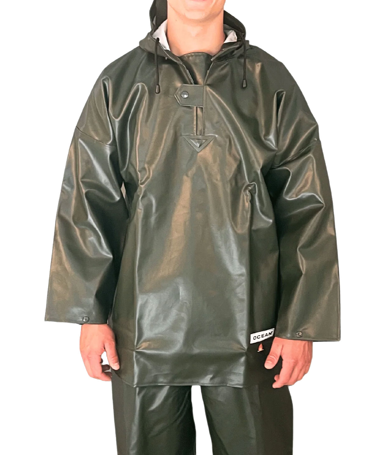 Ocean Offshore Heavy FR regn busseronne, Olivengr&oslash;nn