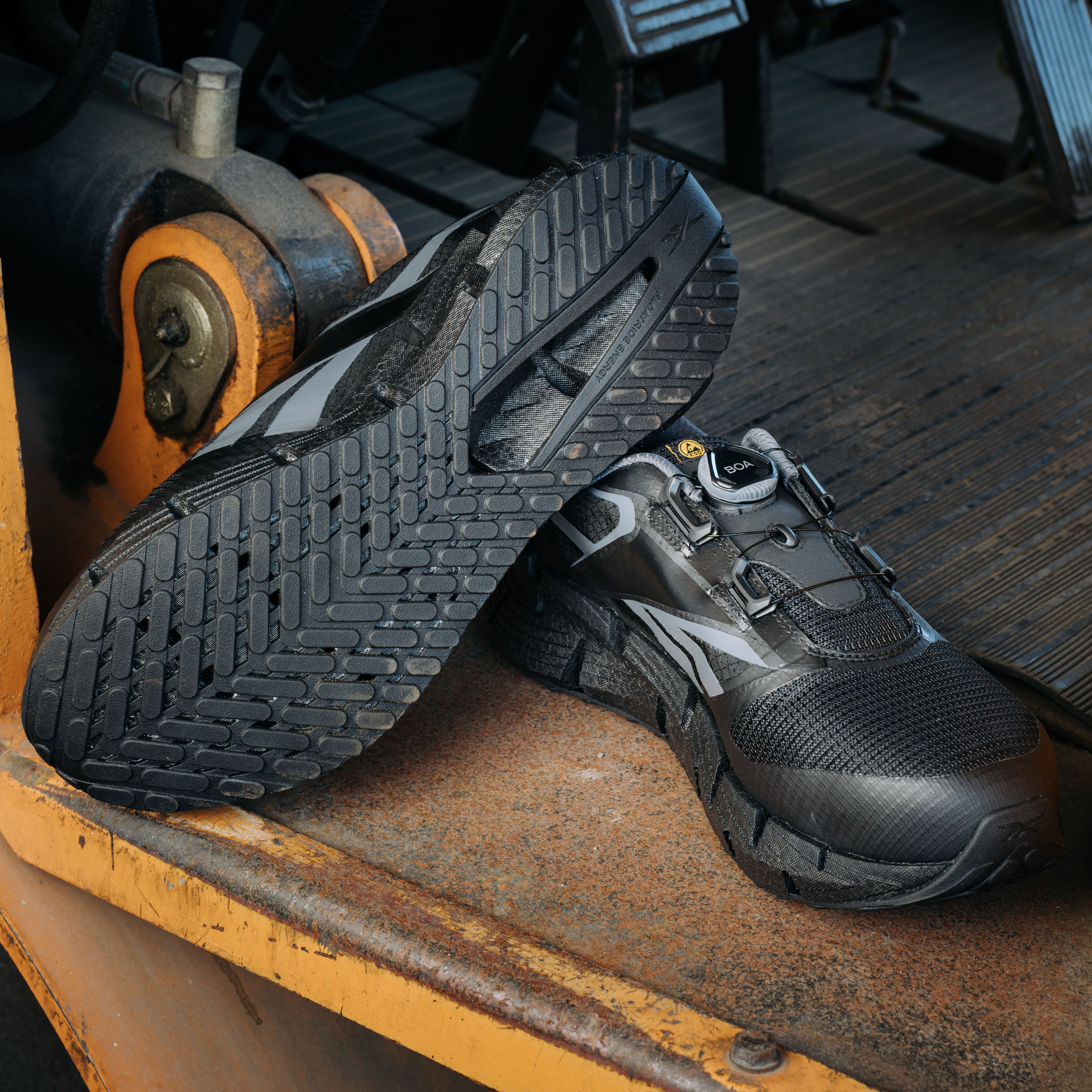 Reebok Floatzig safety shoes S1PS, Black/Grey, large image number 3