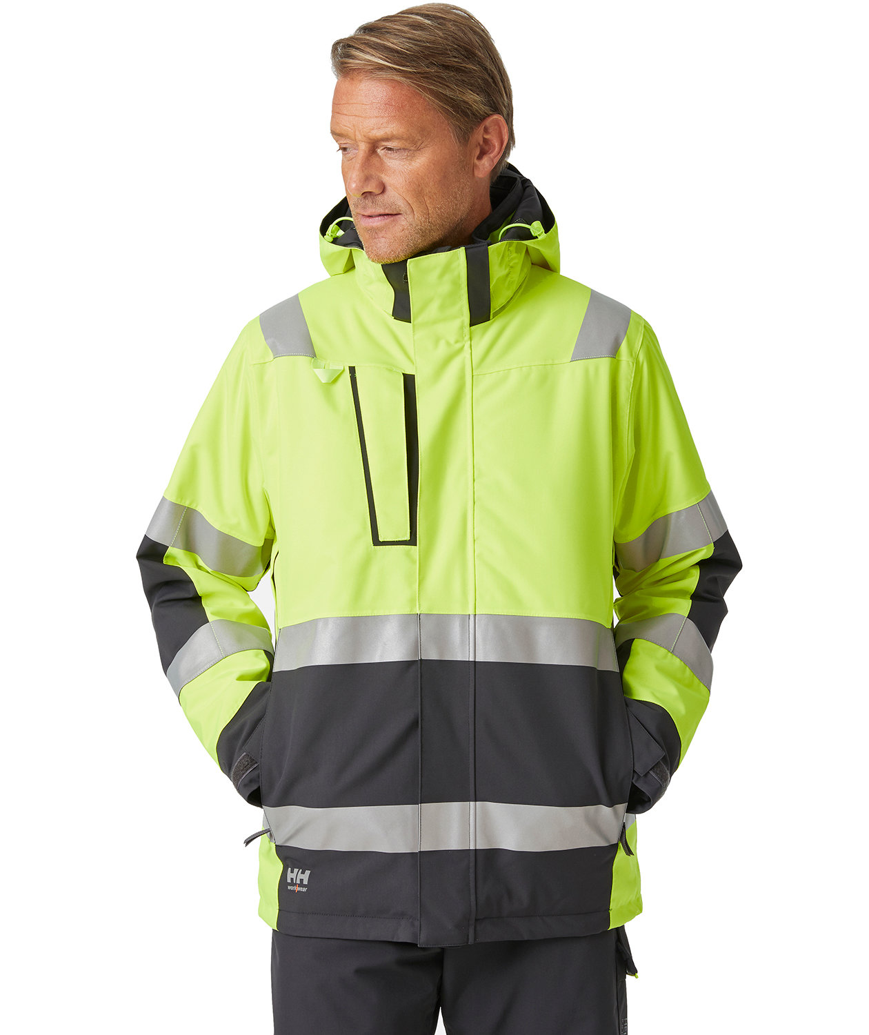 Helly Hansen Alna 2.0 vinterjacka, Varsel gul/charcoal